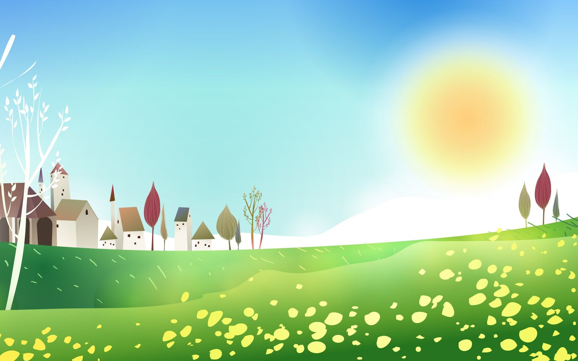 Spring Cartoon Wallpaper Free Spring Cartoon Background