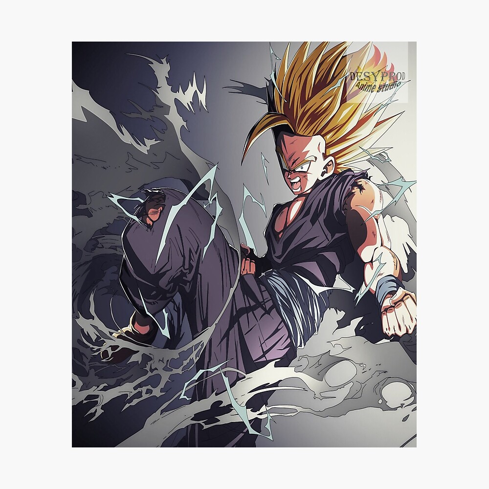 GOHAN ADO ssj2 Dragon Ball theme Poster