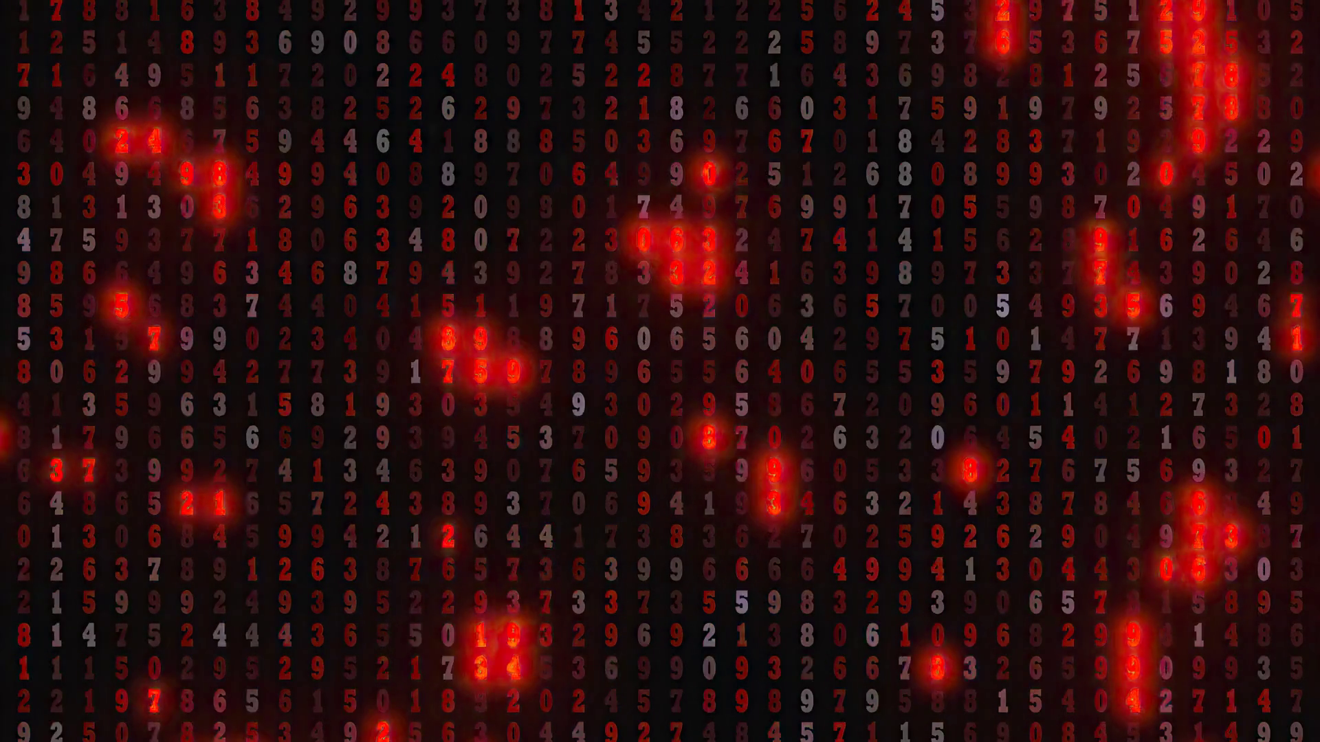 Red Colored Binary Code Background Looping. Motion Background 00:30 SBV 338590654