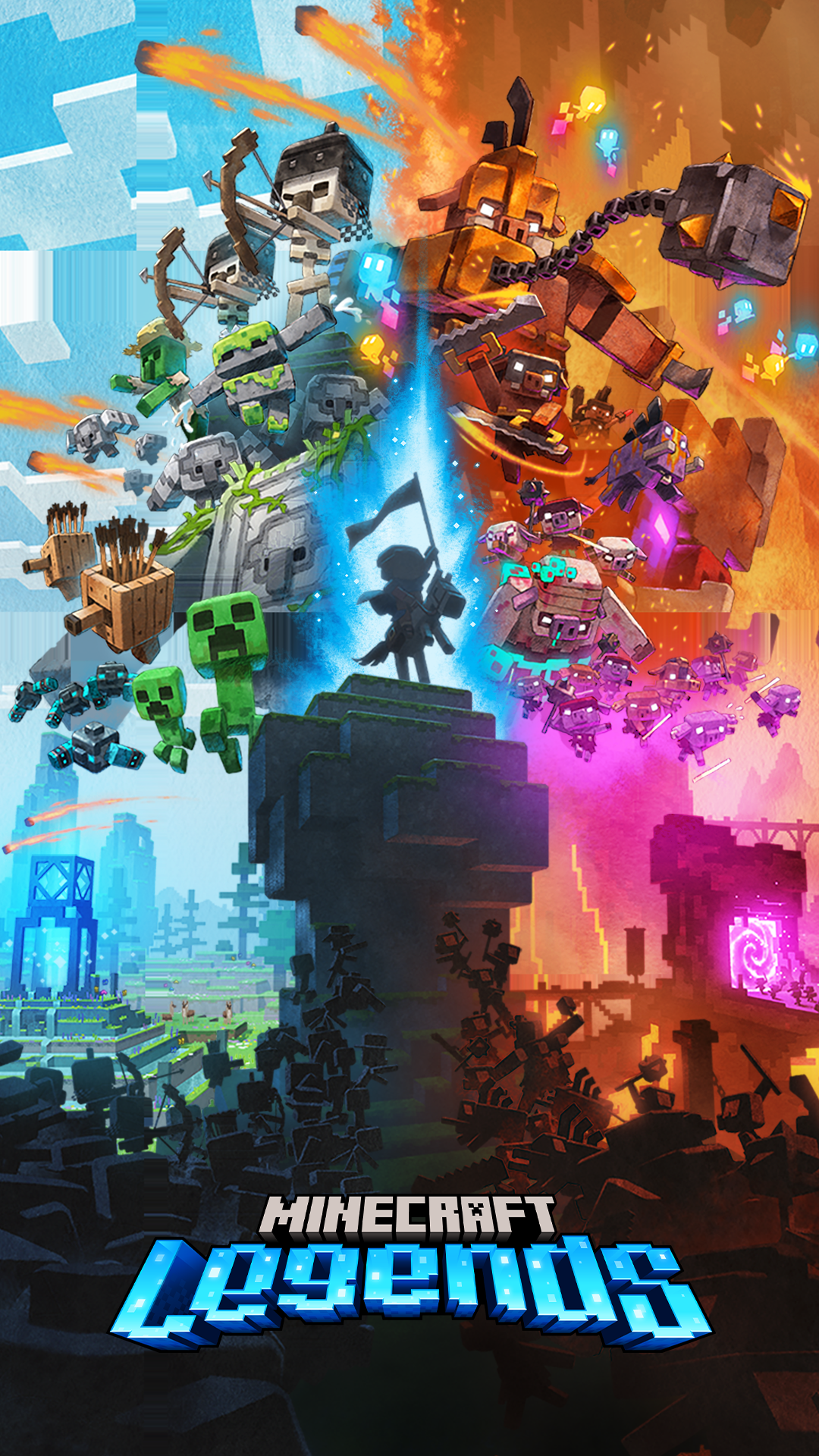 Minecraft Legends Phone Wallpaper