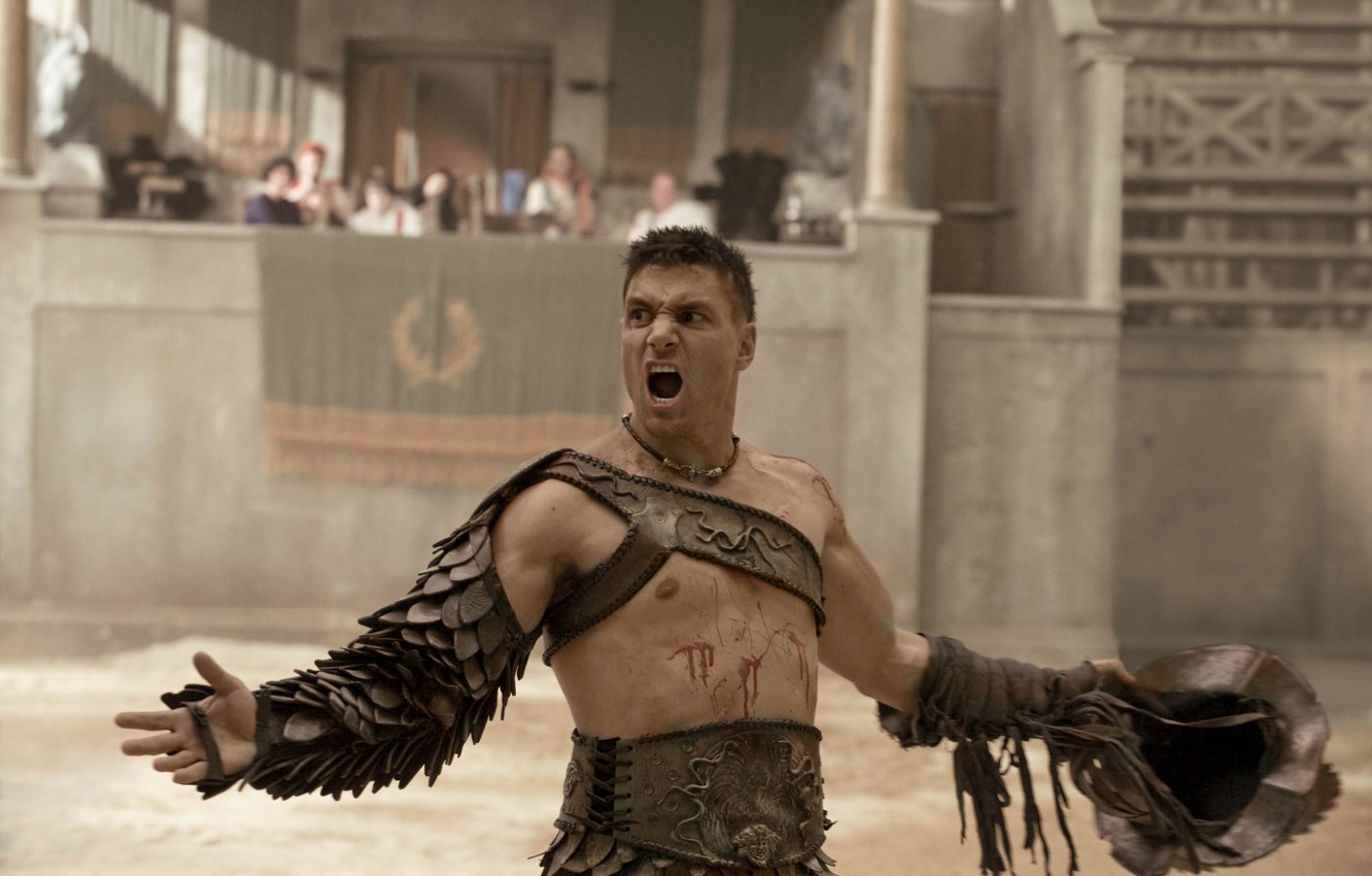 Wallpaper arena, Spartacus, Crixus, Crixus, Manu Bennett image for desktop, section фильмы