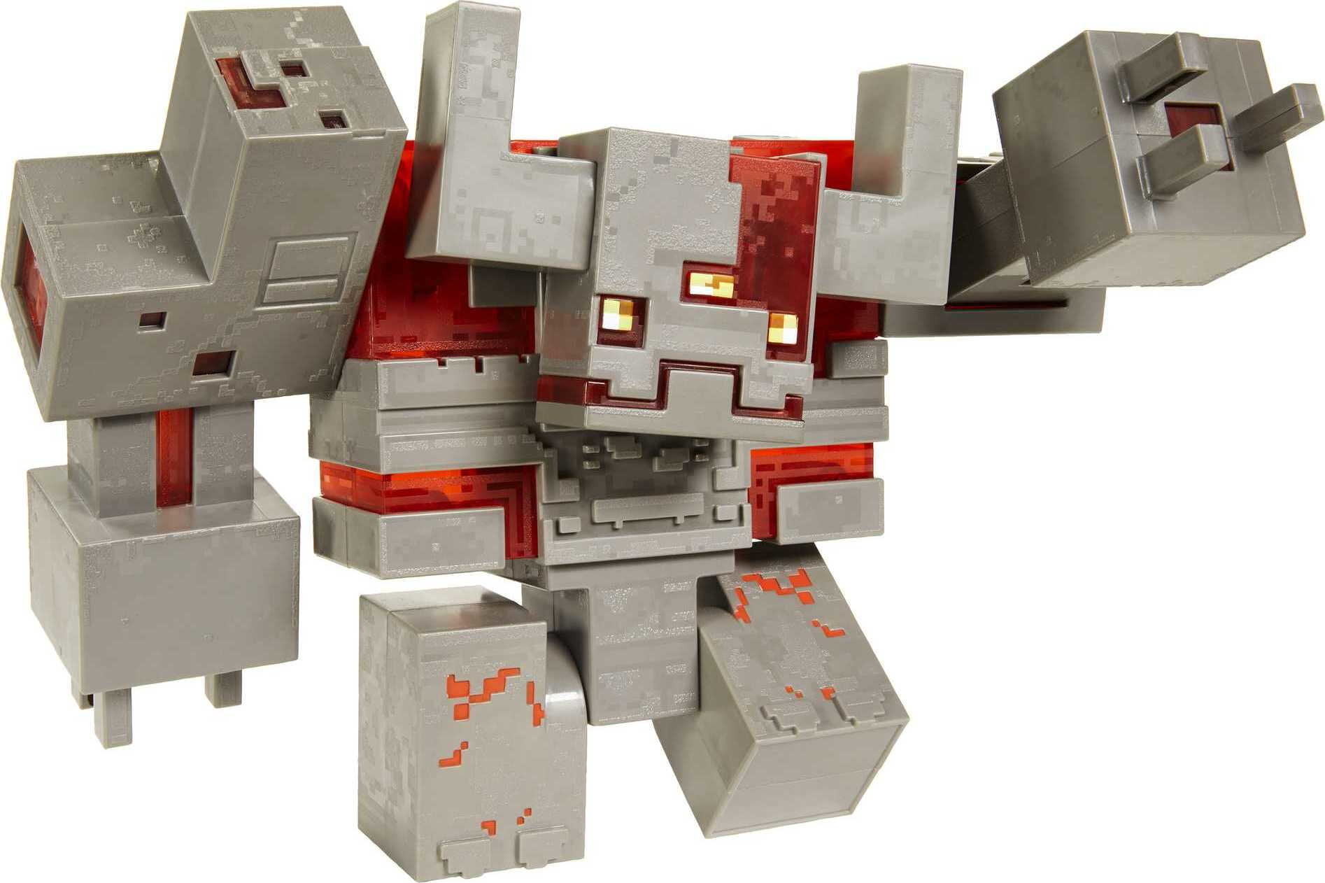 Minecraft Dungeons Redstone Monstrosity, Large Battle Figure (10 Inch By 7.3 Inch), Action And Adventure Toy Based On Video Game, Gift For Kids Age 6 And Older​​​​