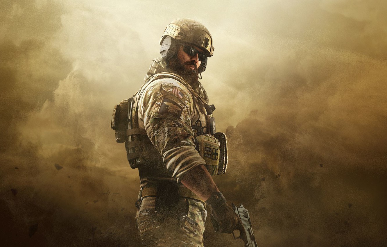 Wallpaper Gun, Police, Weapons, Ubisoft, COP, Special forces, Equipment, Ubisoft Entertainment, Police, Helmet, Ubisoft Montreal, The vest, Tom Clancys, Tom Clancy's Rainbow Six: Siege, Rainbow Six: Siege image for desktop, section игры