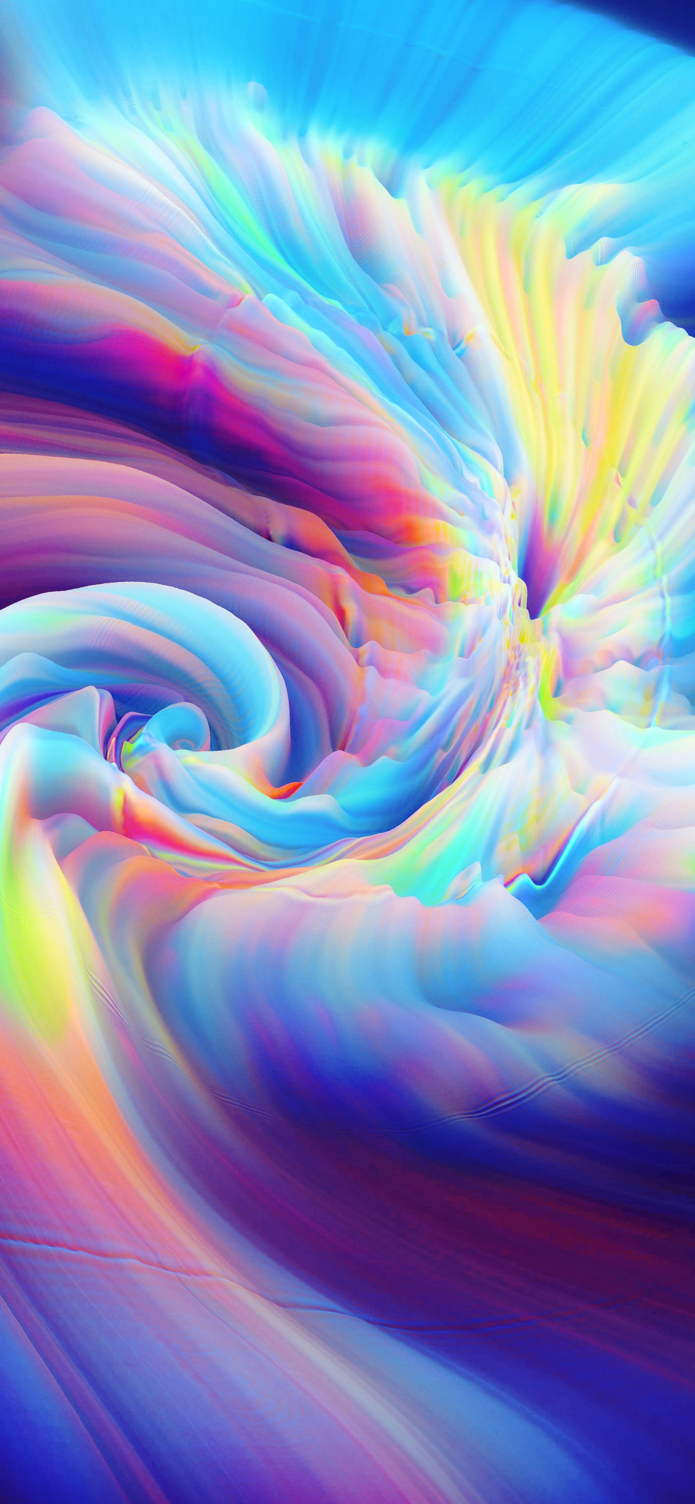 Download Ios 15 Retro Wave Colors Wallpaper