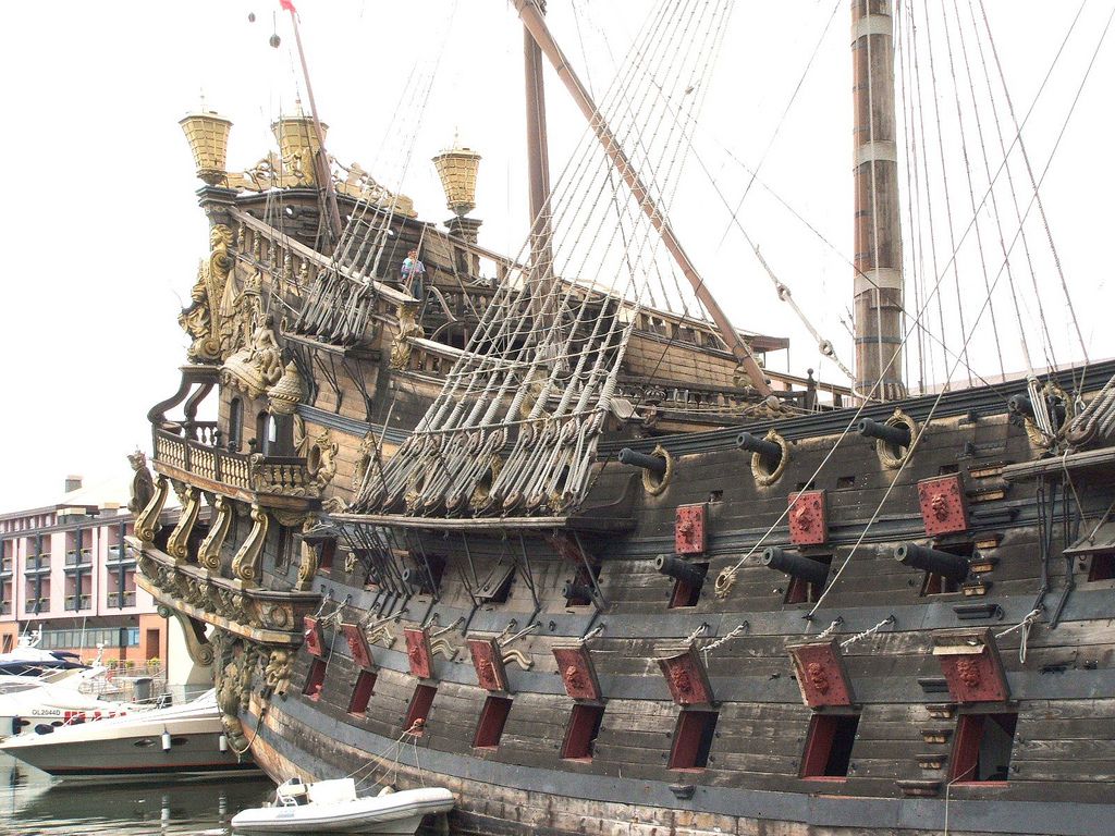 Spanish galleon Neptune side