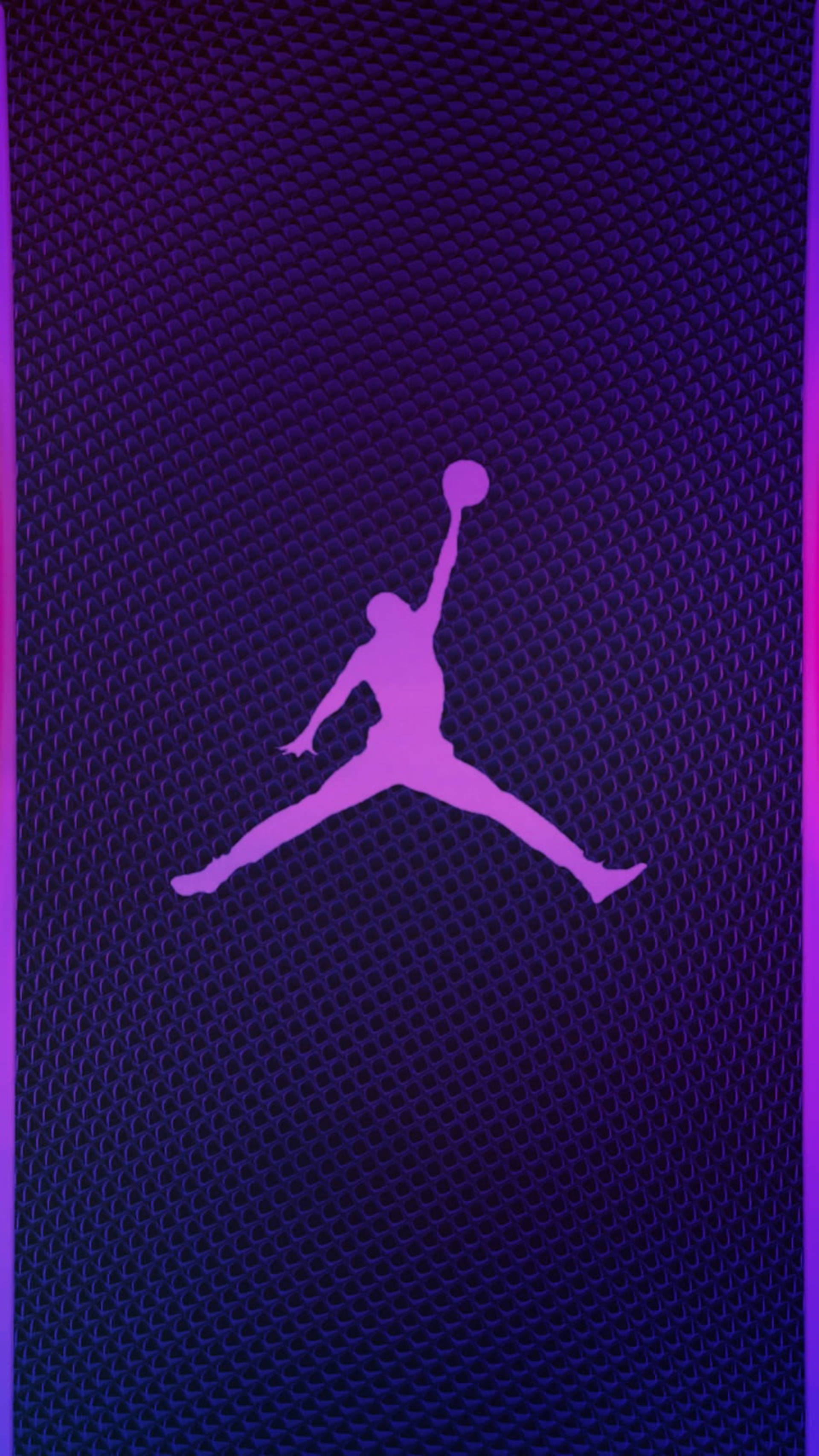 Download Violet Air Jordan Logo Wallpaper