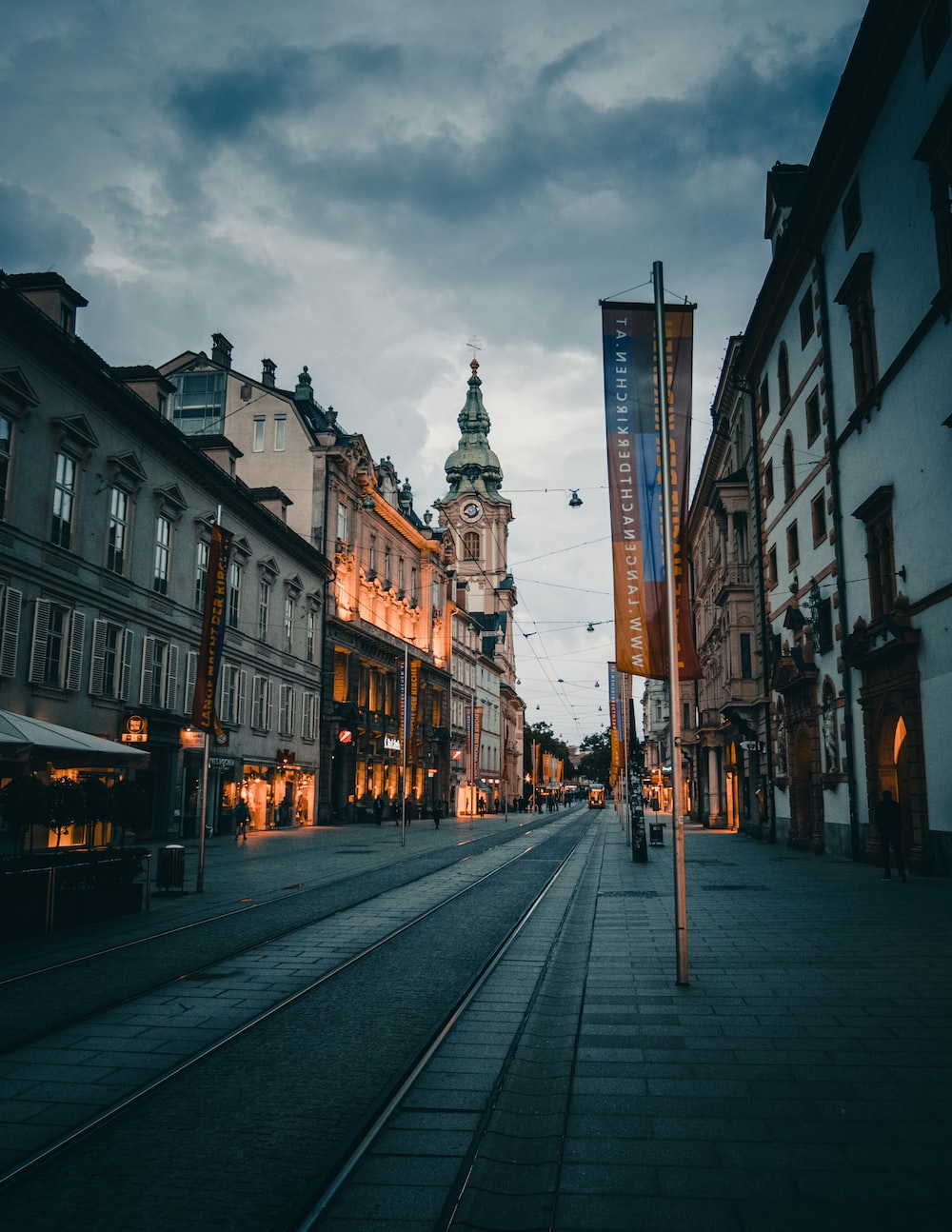 Blurred City Picture. Download Free Image