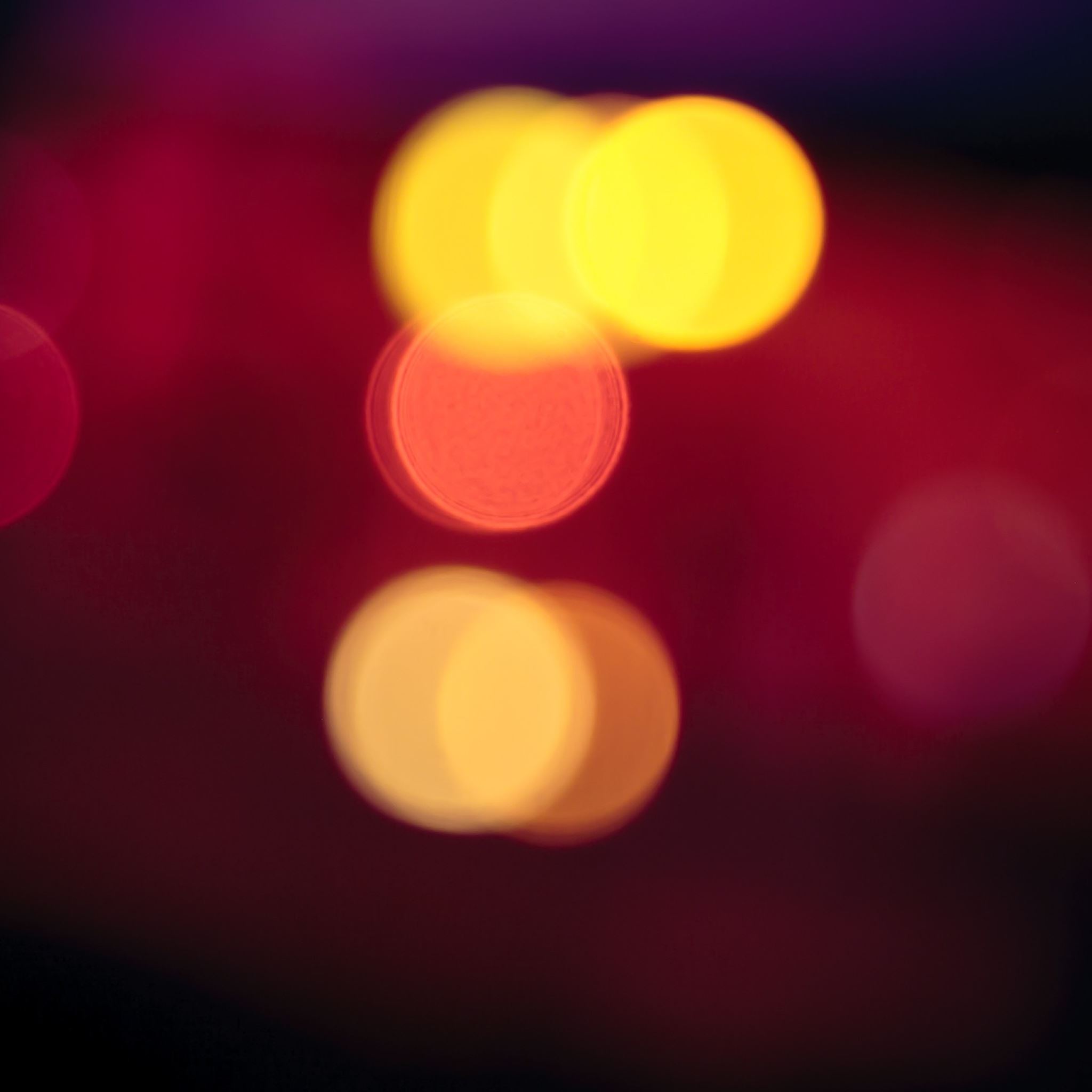 City Blur Lights iPad Air Wallpaper Free Download