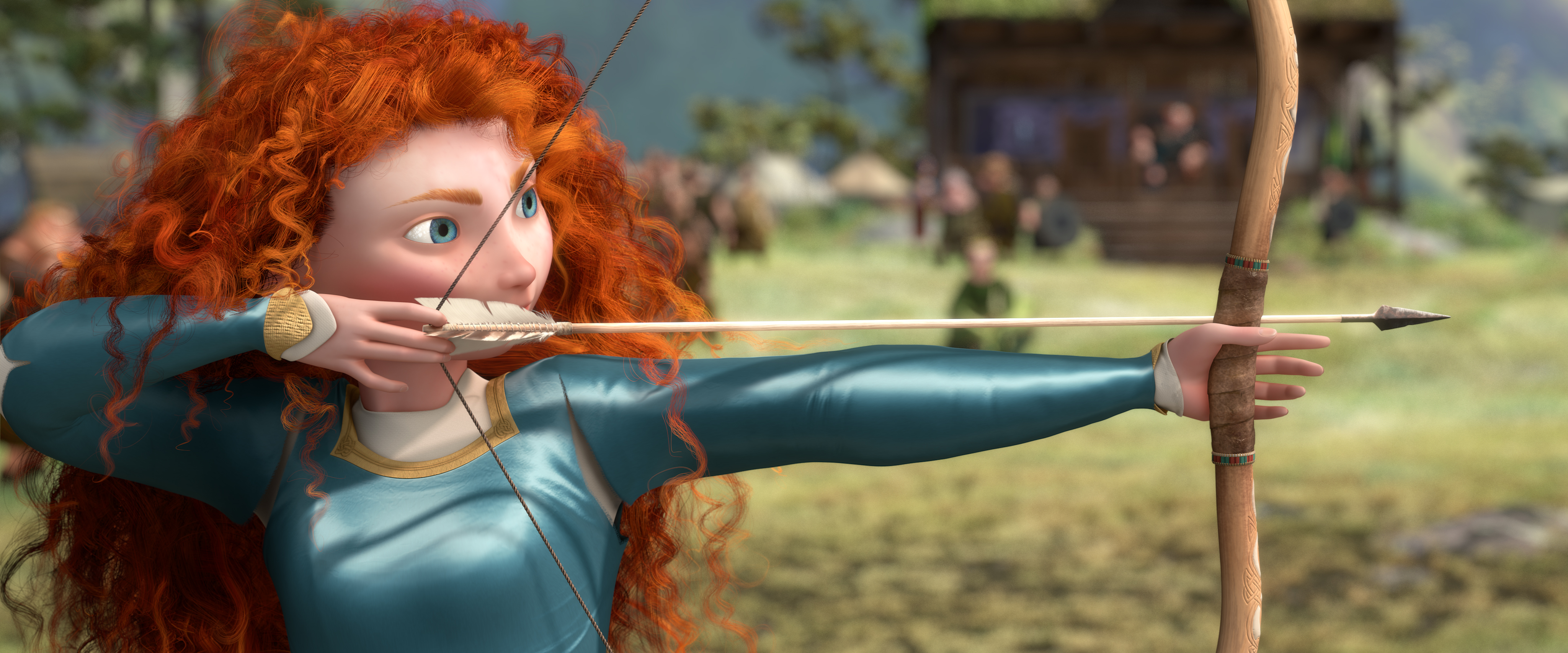 BRAVE (Pictured) MERIDA. Â©2012 Disney Pixar. All Rights Reserved. Are Movie Geeks