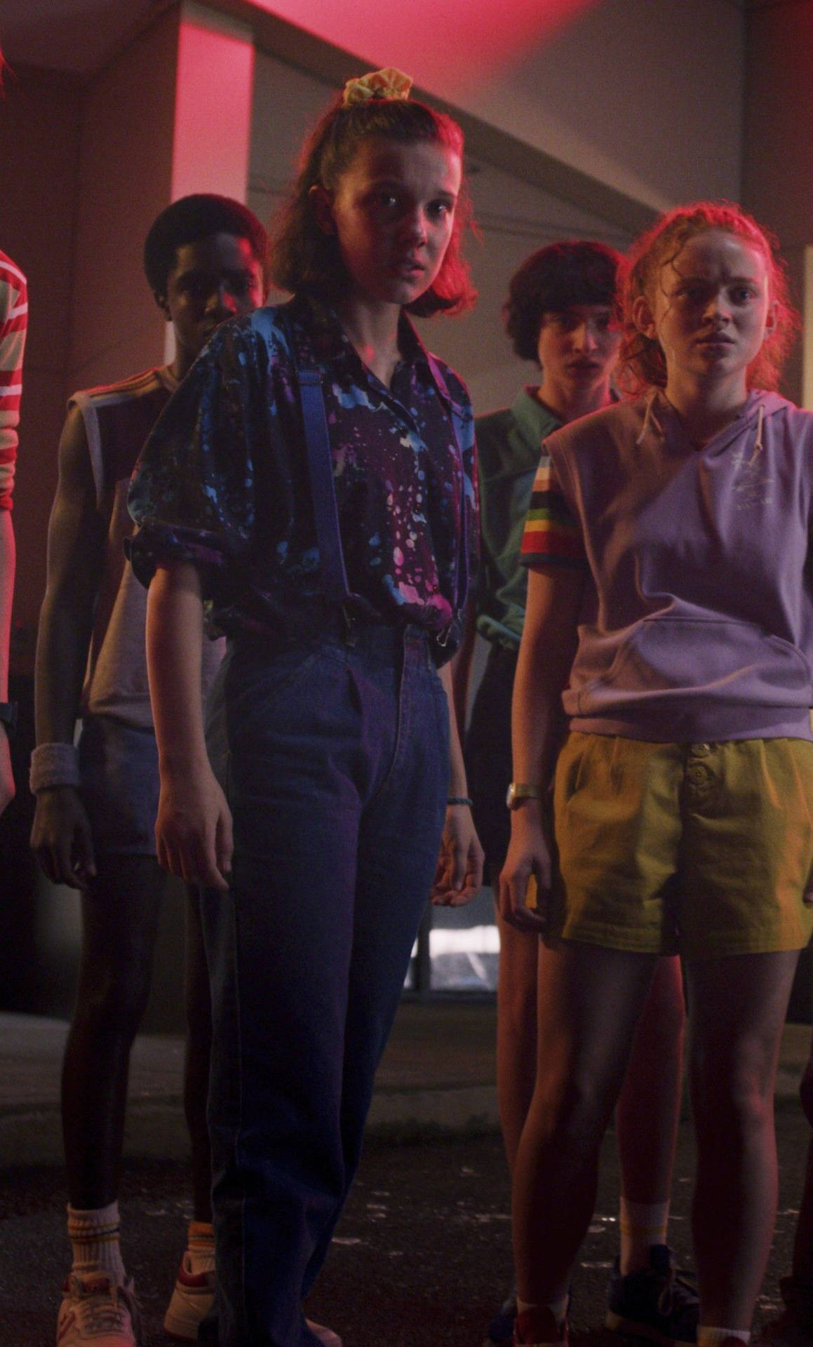 Download Stranger Things 3 Eleven Max Mike Wallpaper