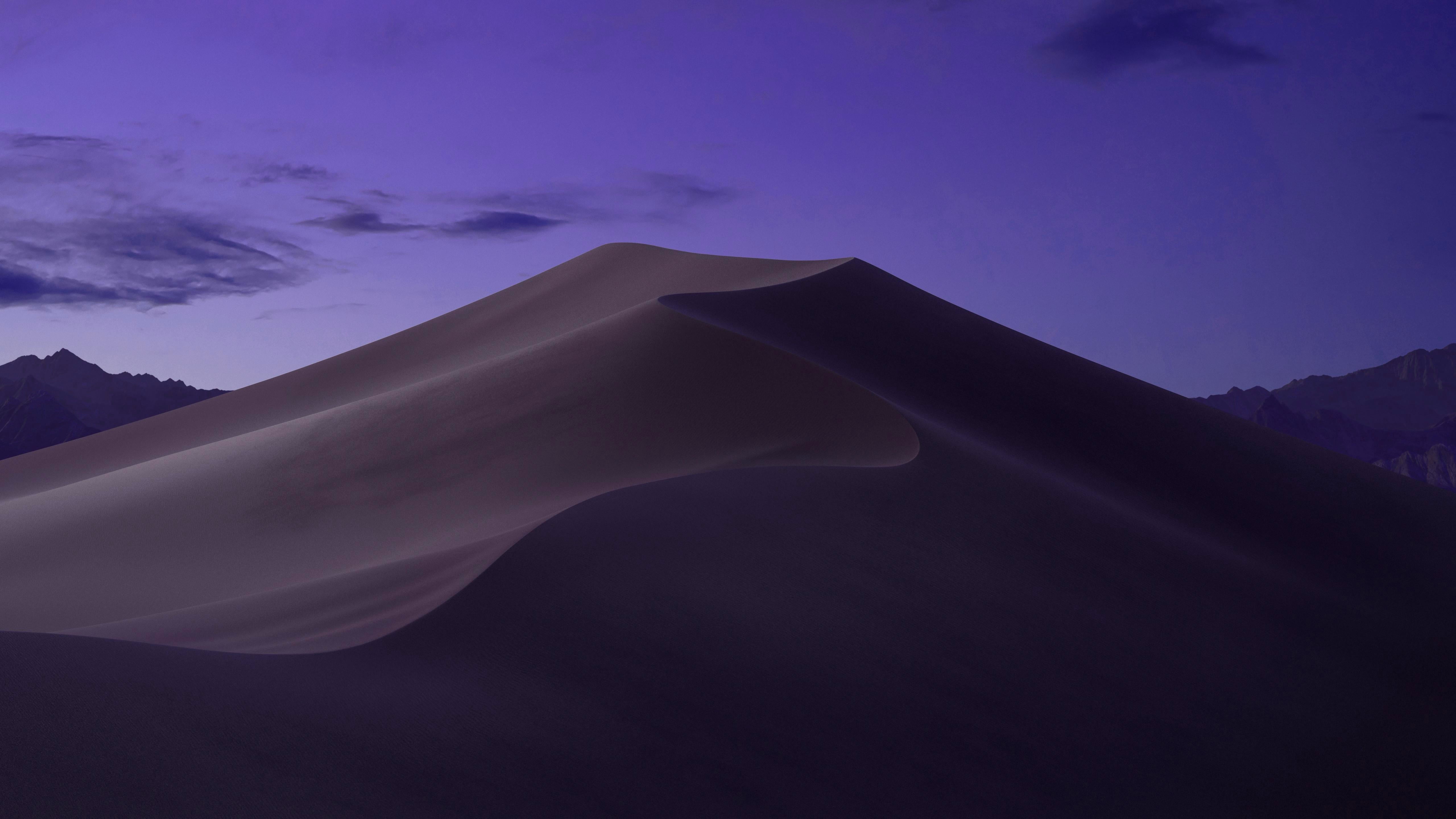 A More Purple Ish Version Of The Mac OS Mojave Wallpaper