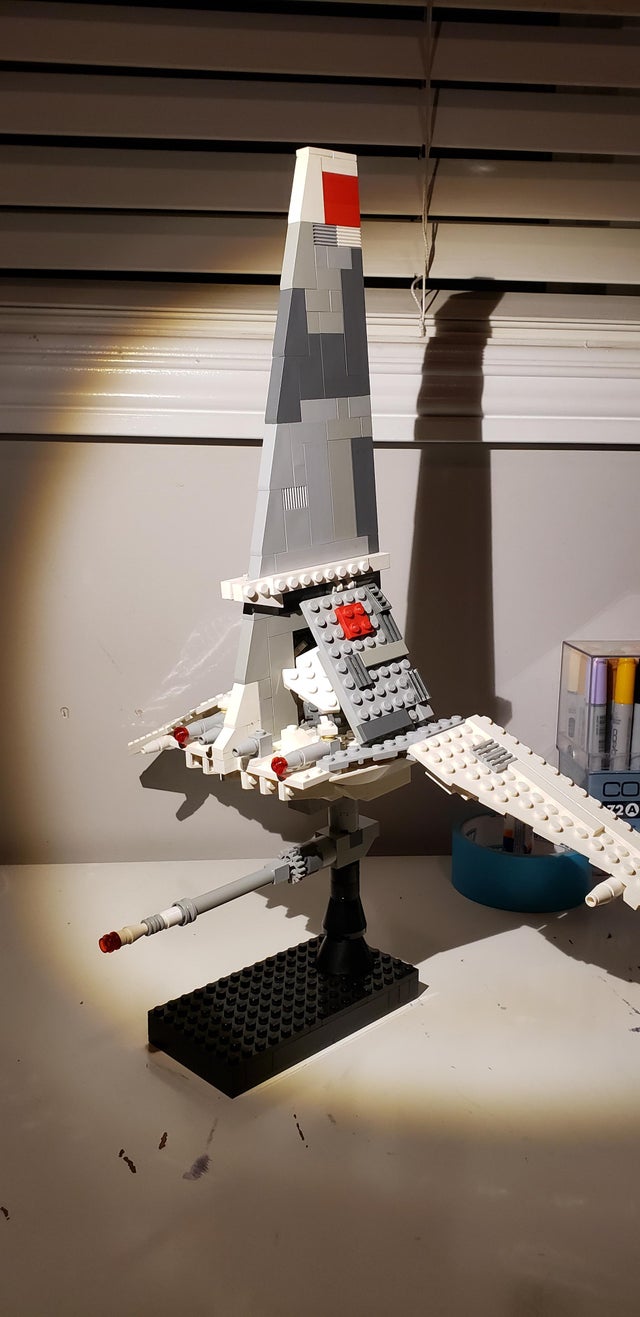 Was Inspired By The T 16 Skyhopper Microfighter, And So, Made My First MOC!