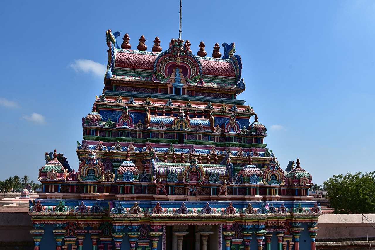 Sri Ranganathaswamy Temple, dedicated to Vishnu, in Srirangam, near