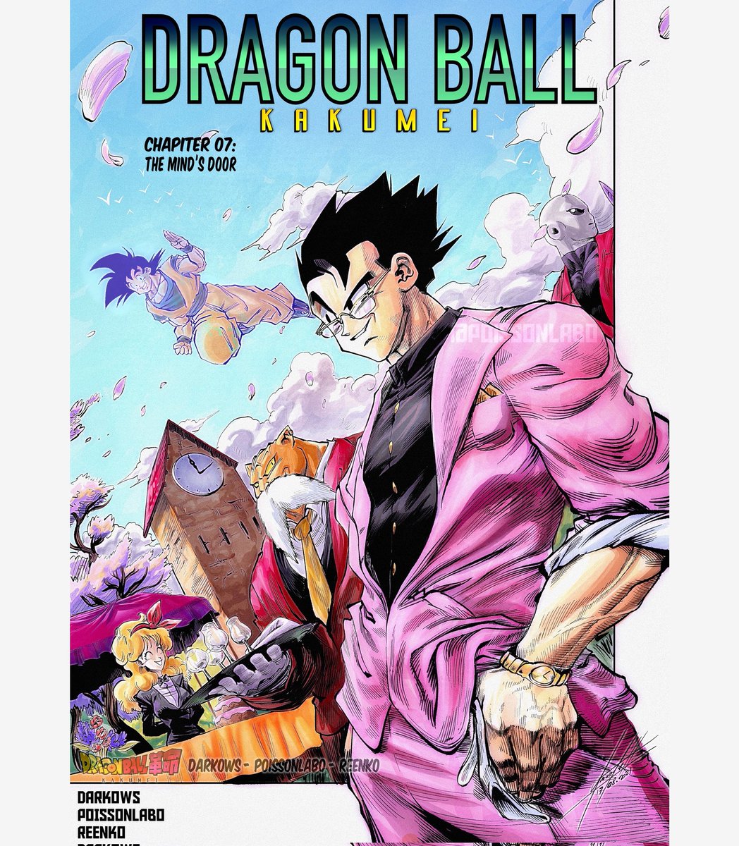 REENKO Ball Kakumei #GokuDay Day until Chapter 7 of #DragonBallKakumei, and here it's cover! Chapter 7 will be out tomorrow, 03.25.2022 at 6.30 p.m (18h, french hour)
