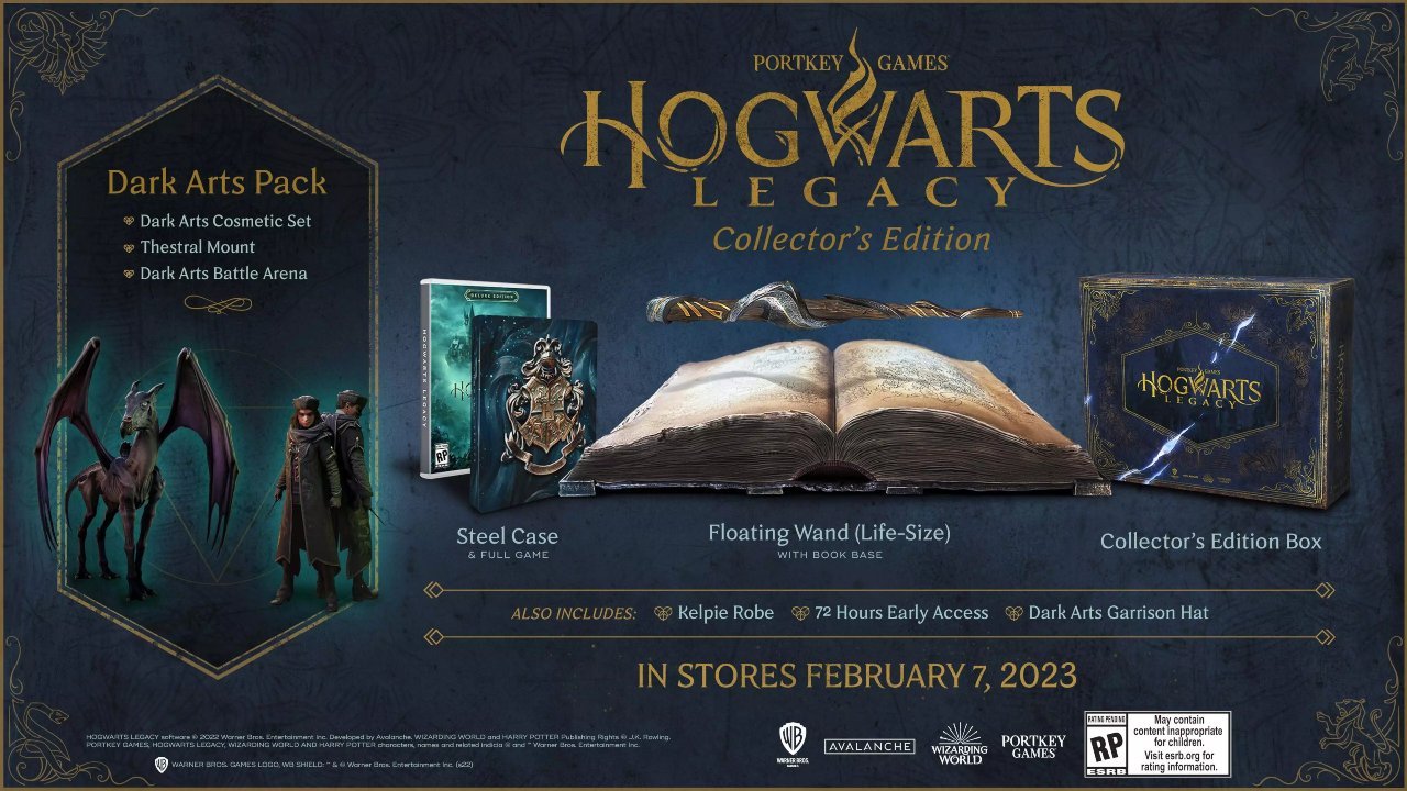hogwarts legacy pre order editions