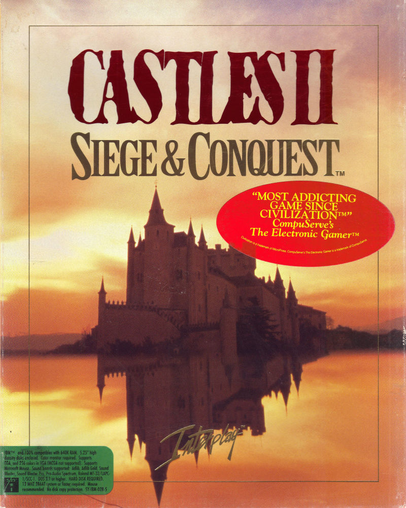 Castles II: Siege & Conquest box cover art