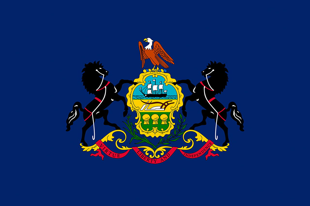 Wallpaper Pennsylvania USA Flag