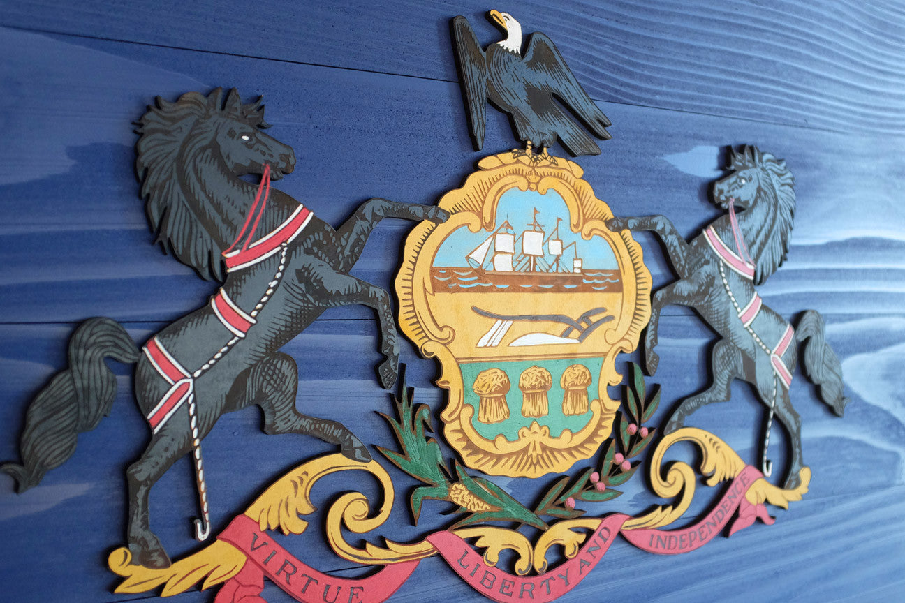 Pennsylvania Wood Flag