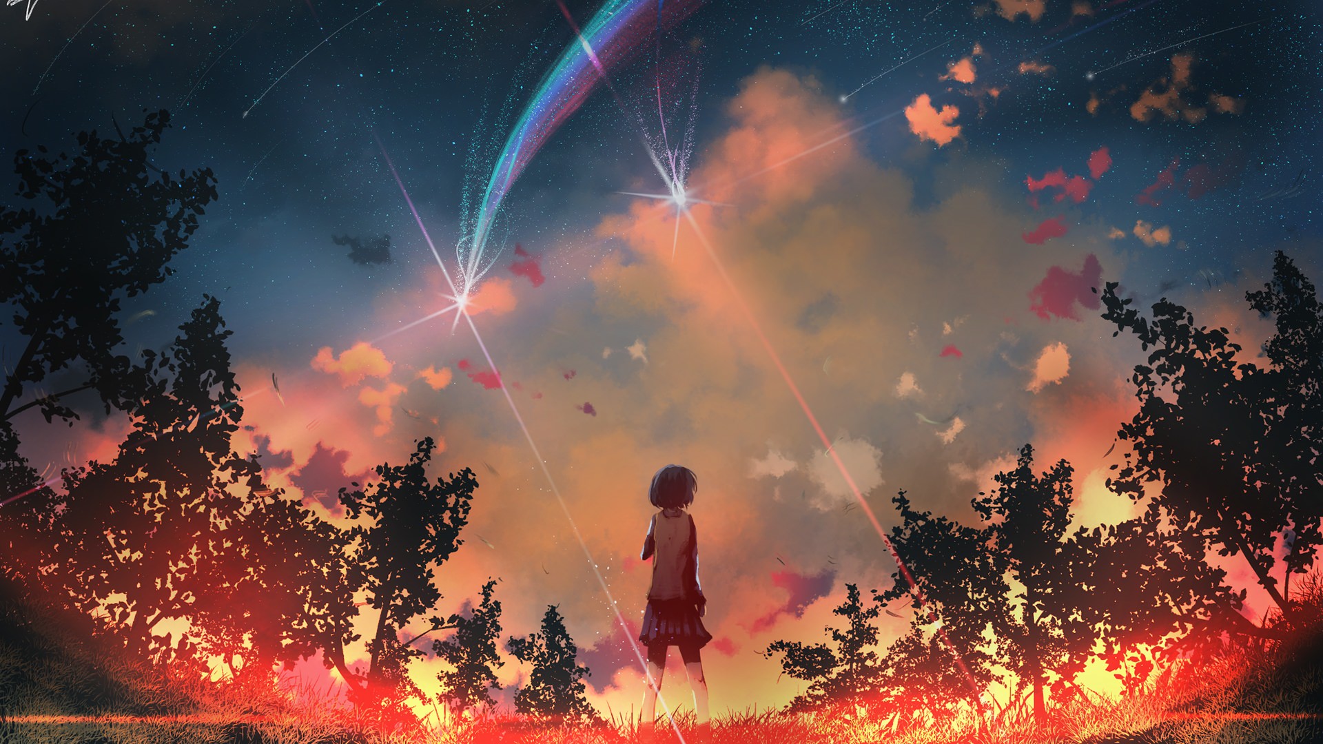 Free download Anime Scenery Wallpaper Anime Scenery Wallpaper Desktop [1920x1080] for your Desktop, Mobile & Tablet. Explore Anime Landscapes 1920x1080 Wallpaperx1080 Anime Wallpaper, Anime Wallpaper 1920x1080, Anime Wallpaper 1920x1080