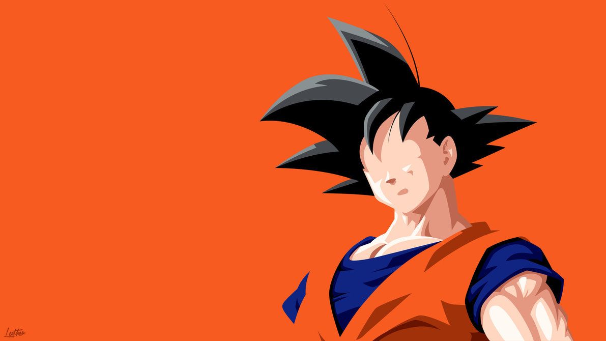 Goku Minimalist. Goku wallpaper, Goku, Dragon ball super artwork