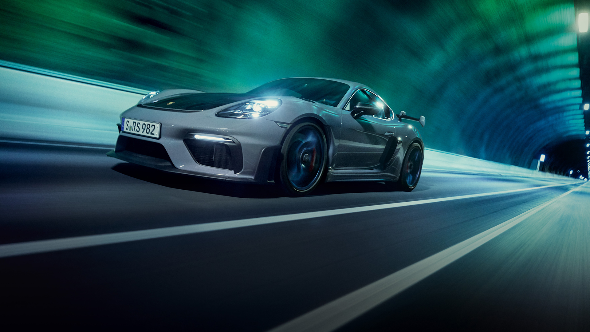 Porsche Cayman GT4 blue car at night 750x1334 iPhone 8/7/6/6S wallpaper,  background, picture, image