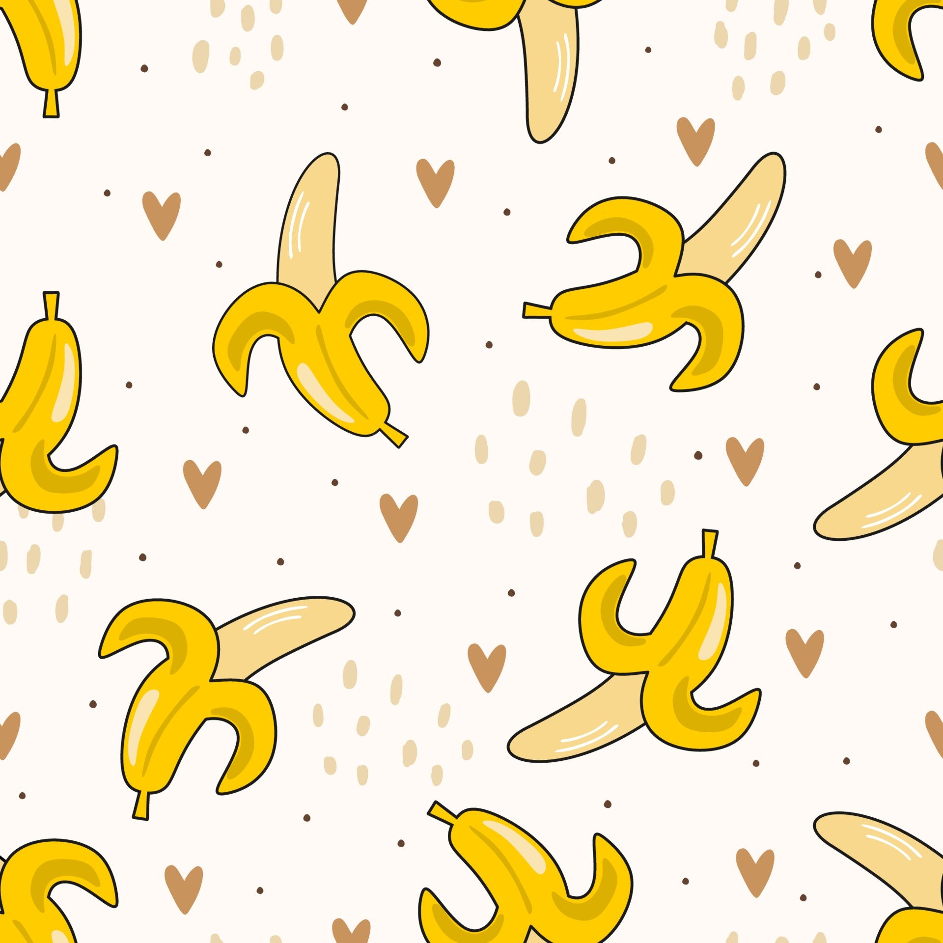 Free download Fresh yellow banana cute seamless pattern on white background [1920x1920] for your Desktop, Mobile & Tablet. Explore Baby Clothes Wallpaper. Clothes Wallpaper, Baby Wallpaper, Baby Wallpaper