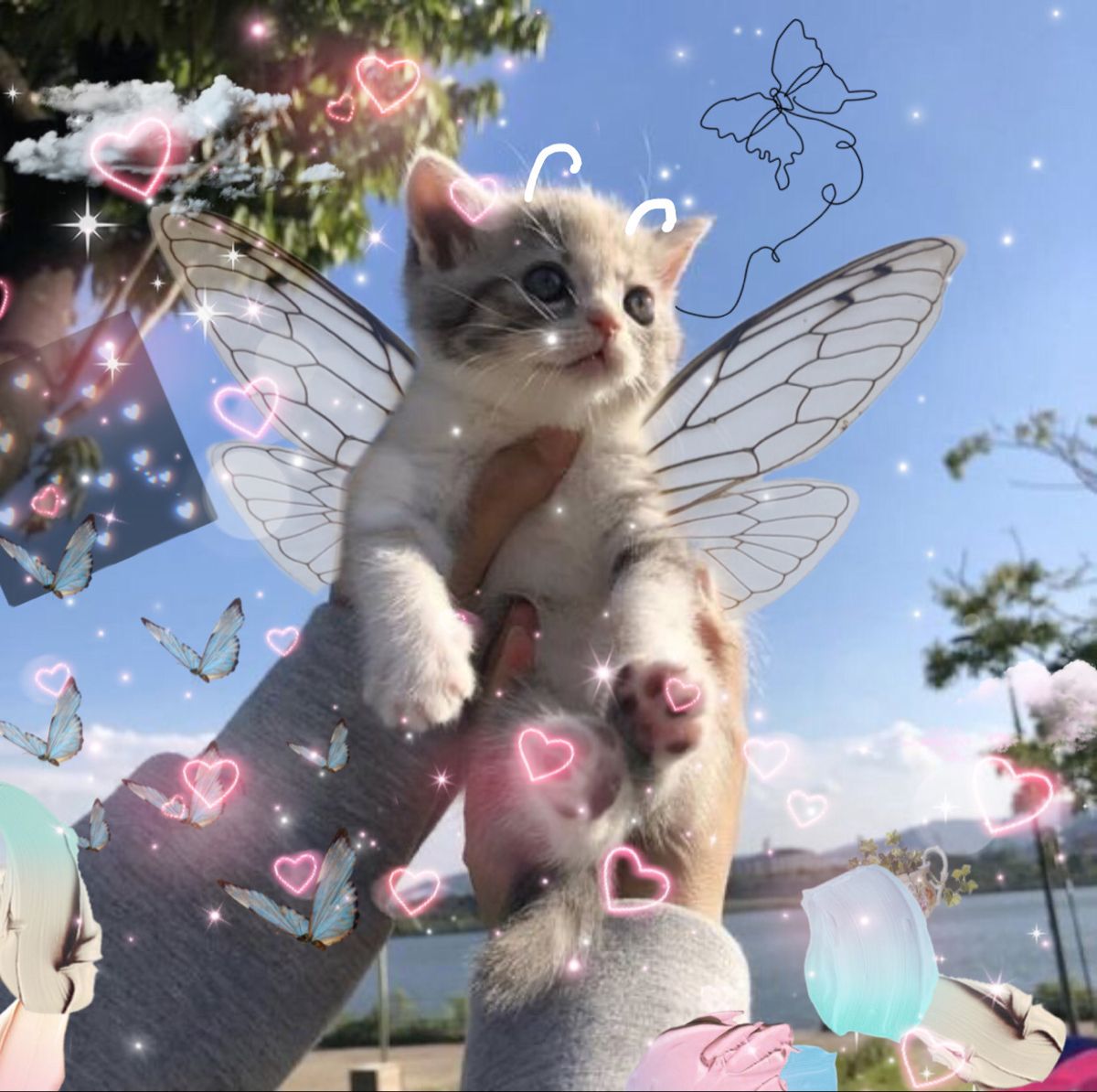 bab fairy cat. Cute baby cats, Baby cats, Pretty cats