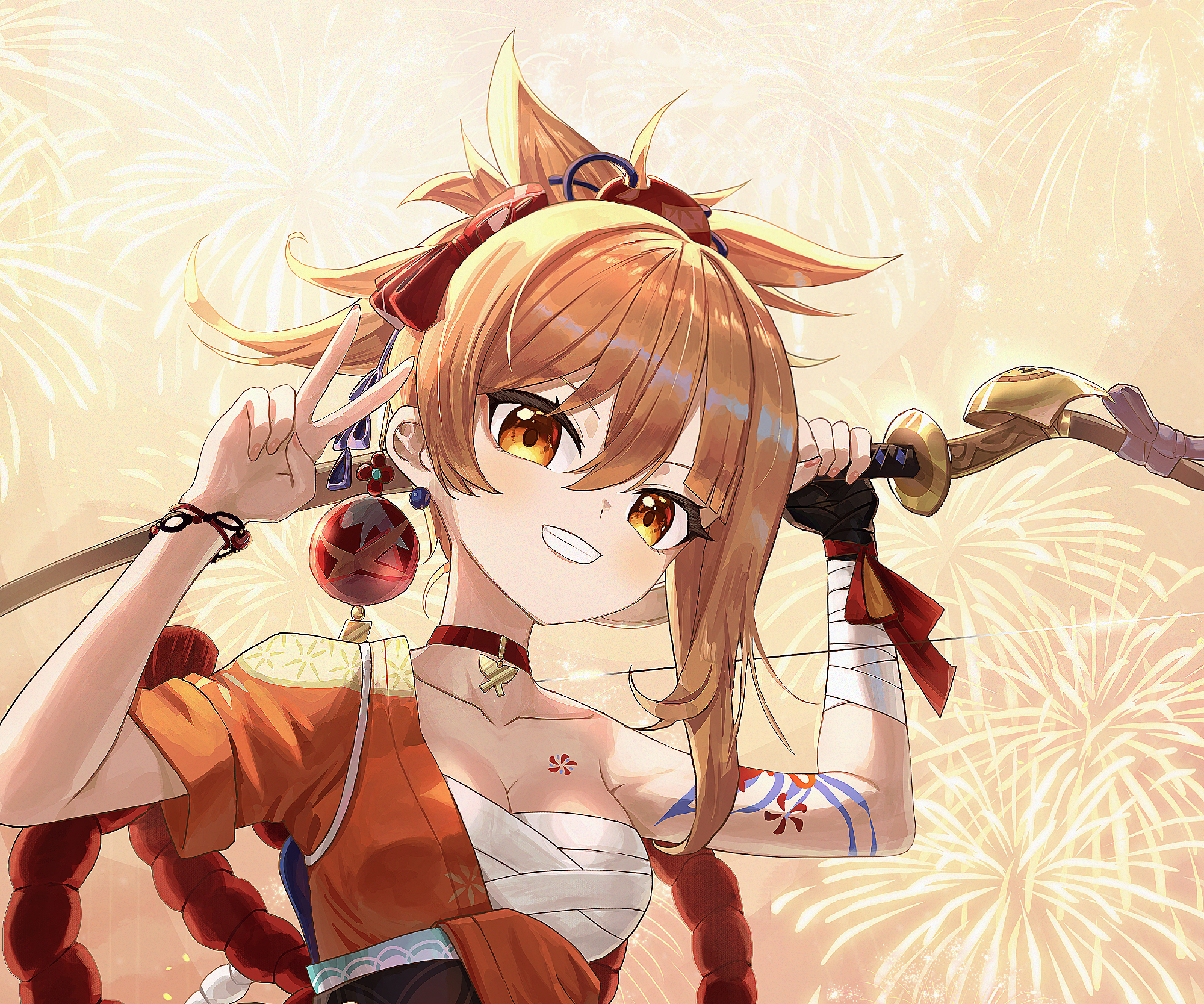 Yoimiya (Genshin Impact) HD Wallpaper and Background