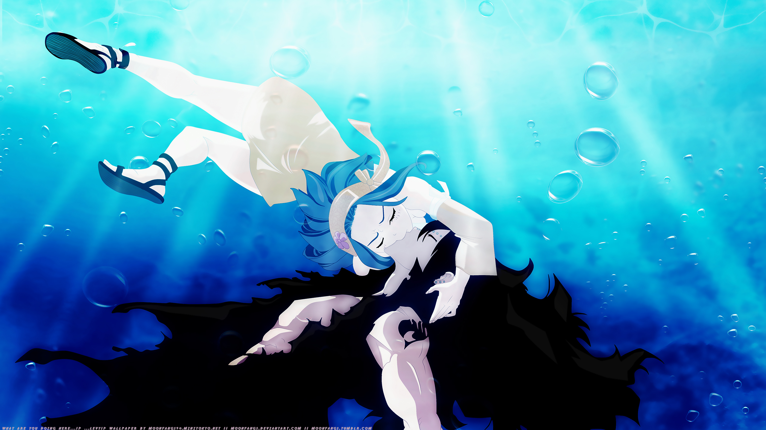 Fairy Tail Wallpaper: Why are you here.!? .Levy!?