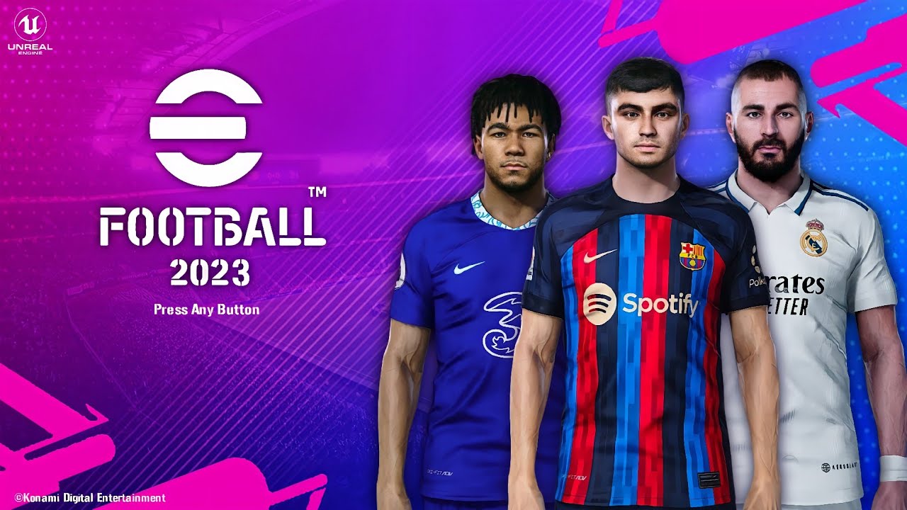 DOWNLOAD eFOOTBALL PES 2023 PPSSPP BEST GRAPHICS NEW KITS & LATEST