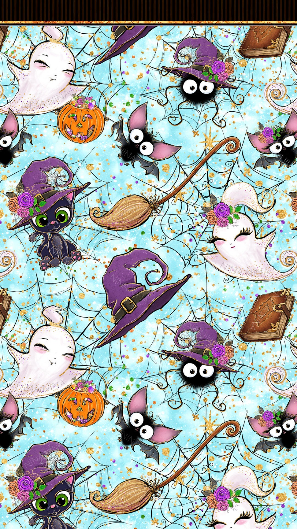 Purple Blue Halloween Wallpaper Free Purple Blue Halloween Background