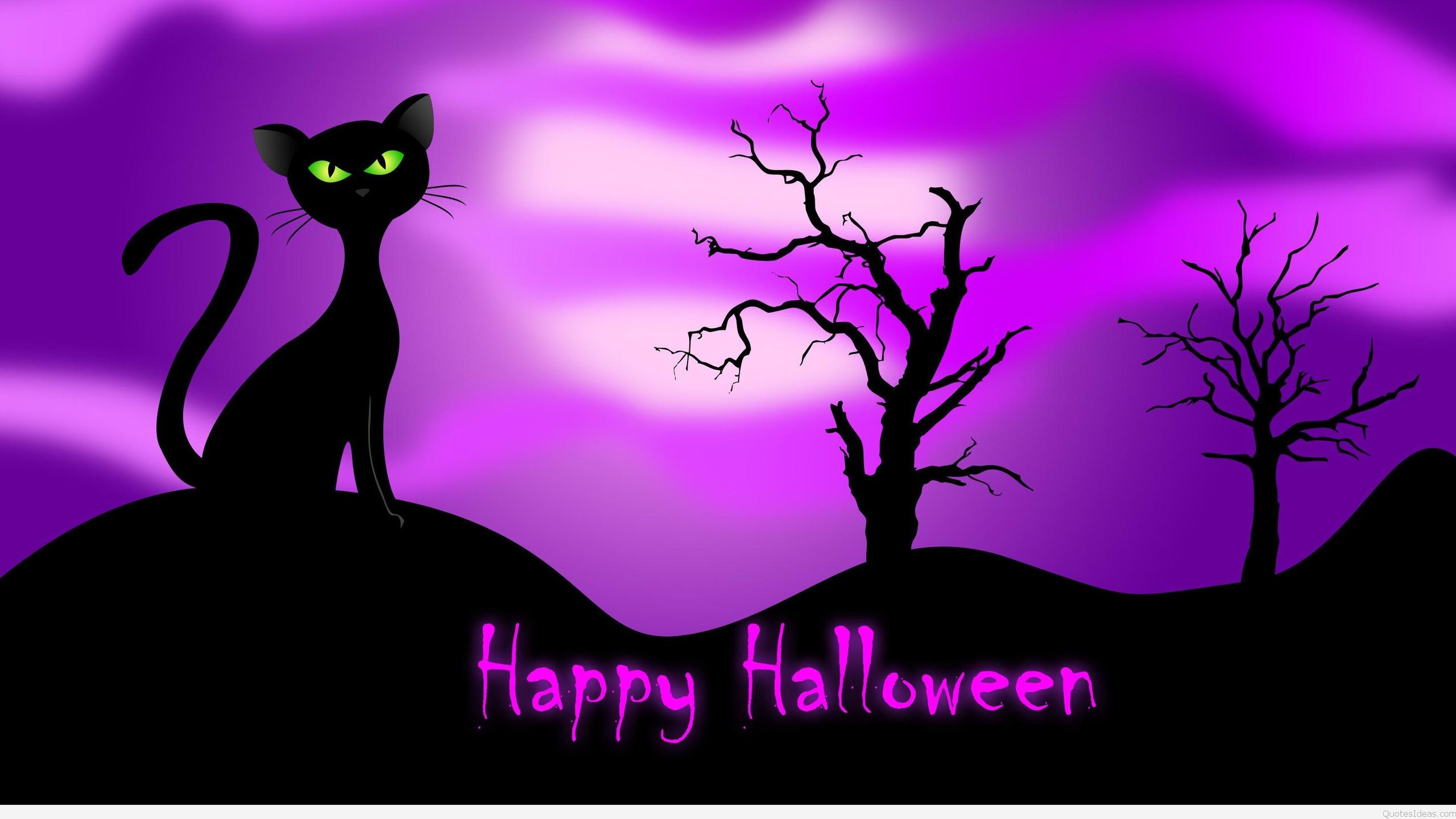 Halloween Green And Purple Wallpapers Wallpaper Cave