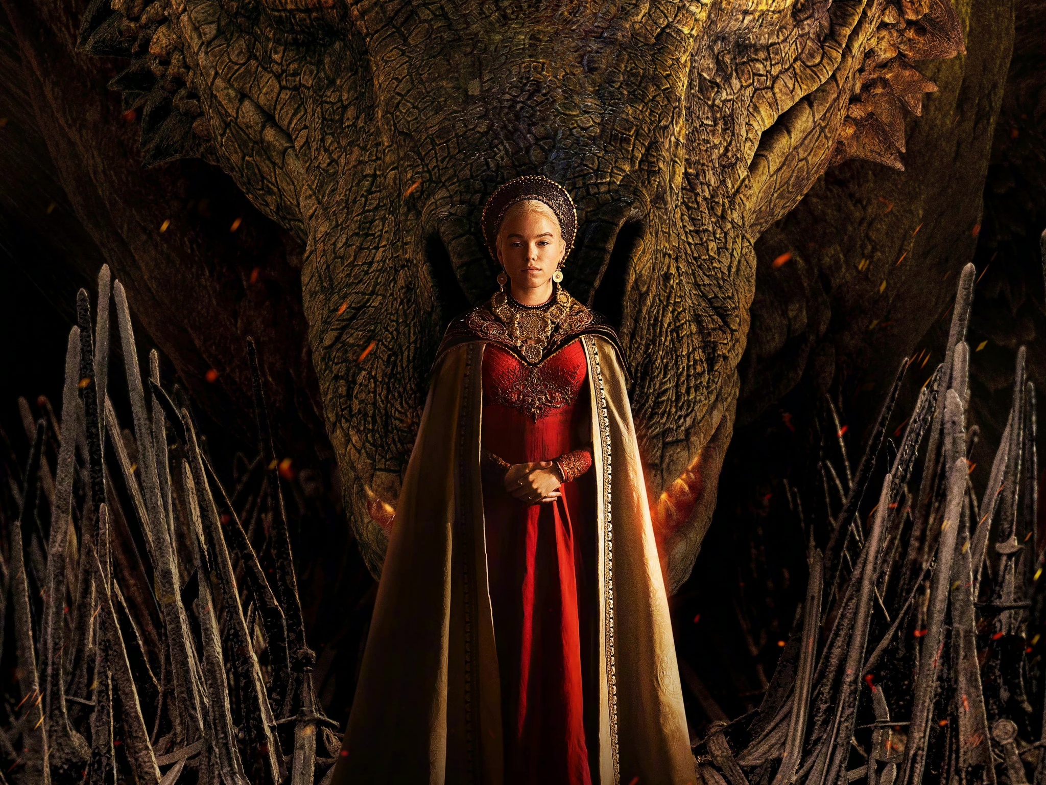 Milly Alcock Wallpaper 4K, Princess Rhaenyra Targaryen, House of the Dragon, Movies