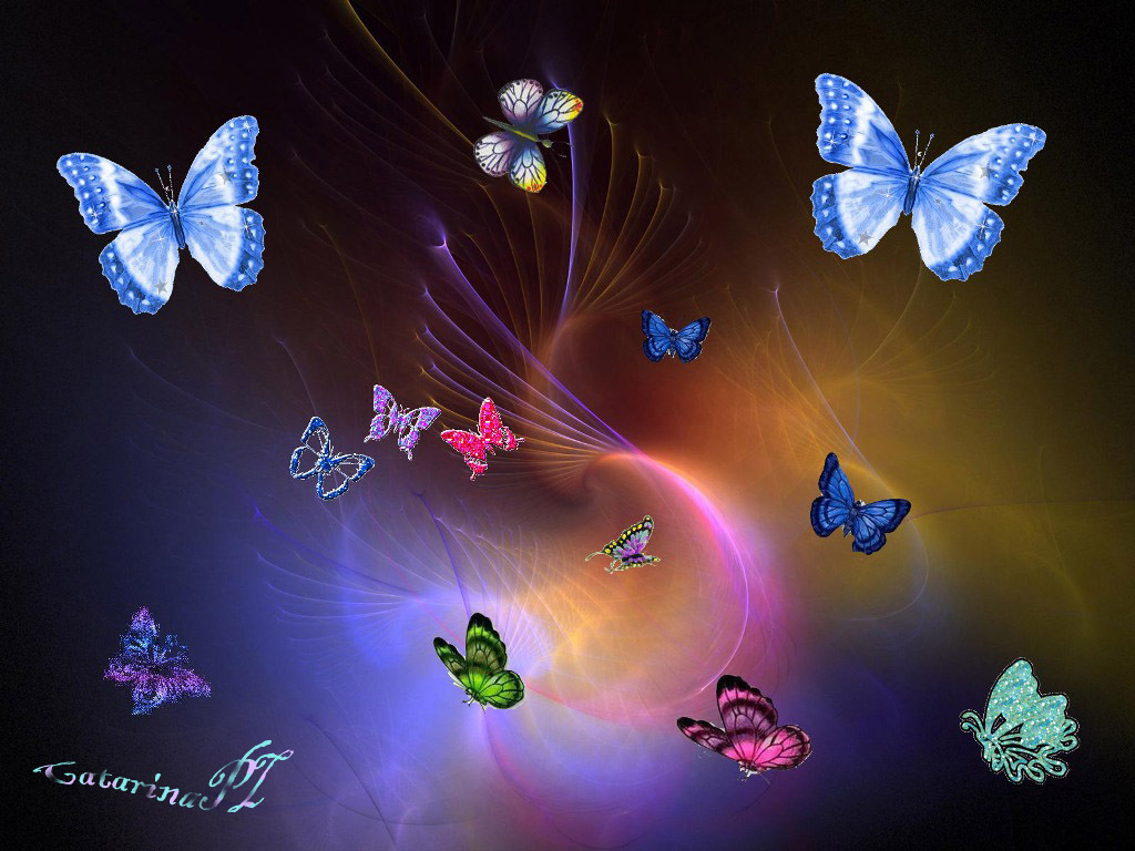 Moving Butterfly Wallpaper