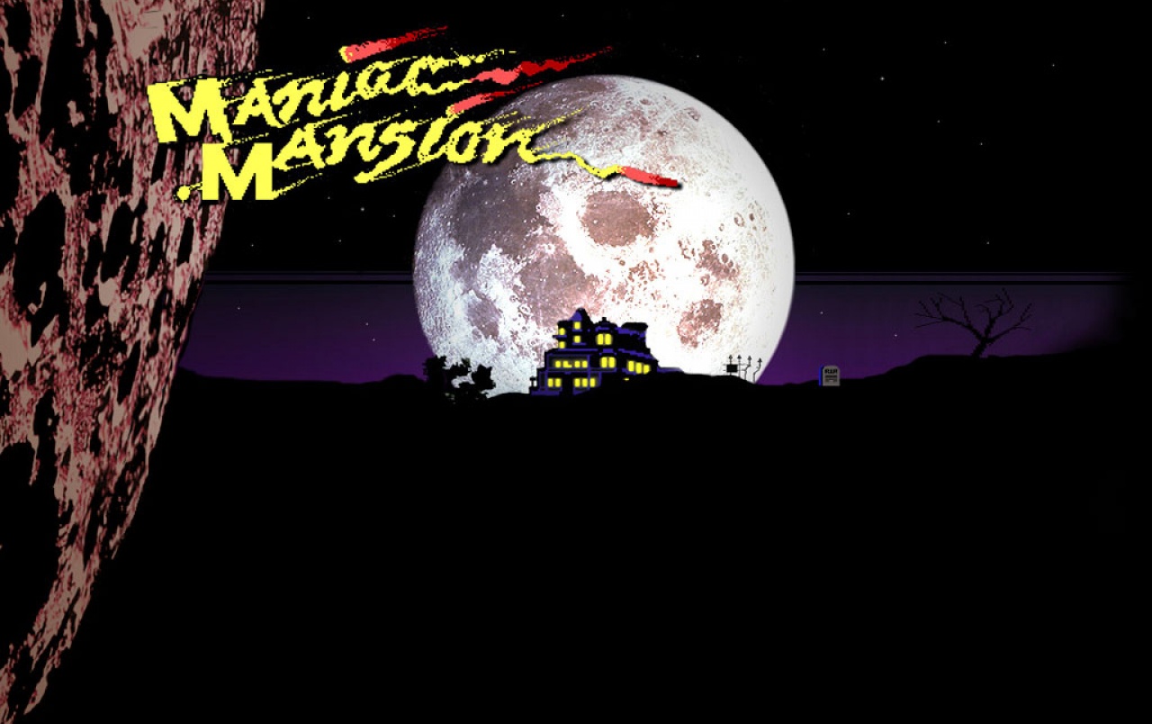Retro: Maniac Mansion desktop PC and Mac wallpaper