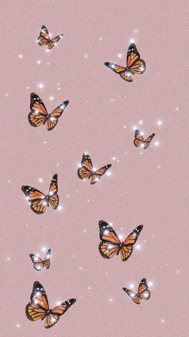 Butterfly wallpaper. Butterfly wallpaper, iPhone wallpaper vintage, Cute wallpaper background