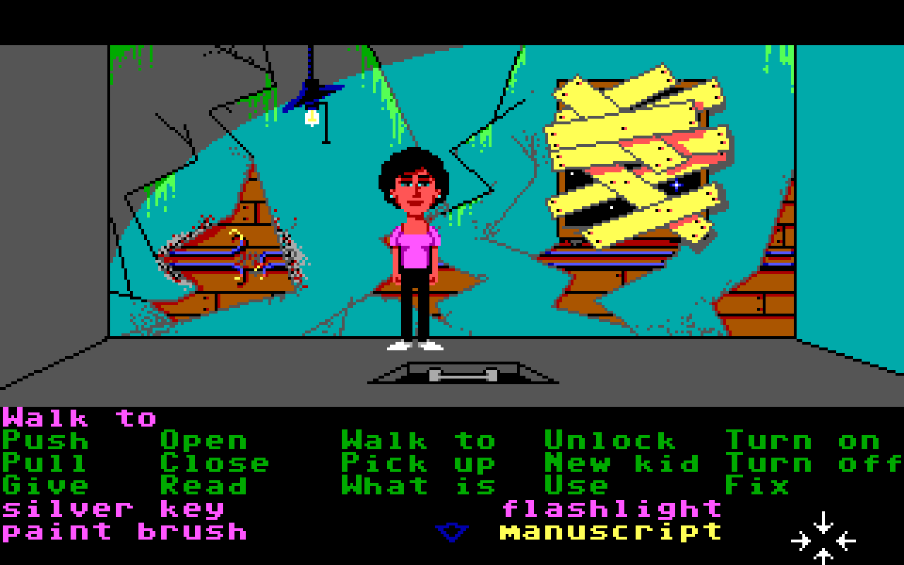 Michael Walkthrough. How to Win Maniac Mansion Using Michael the Photographer