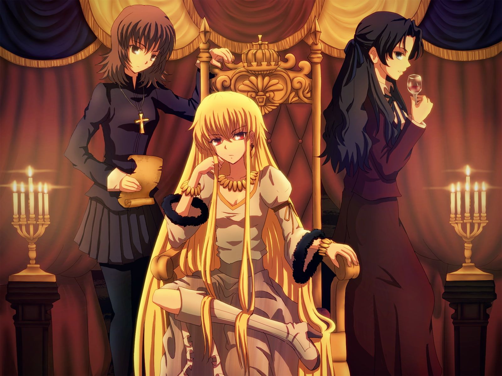 fate #genderswap #gilgamesh #kirei #kotomine #night #stay #tohsaka #tokiomi P #wallpaper #hdwallpaper. Fate stay night, Fate stay night characters, Fate zero