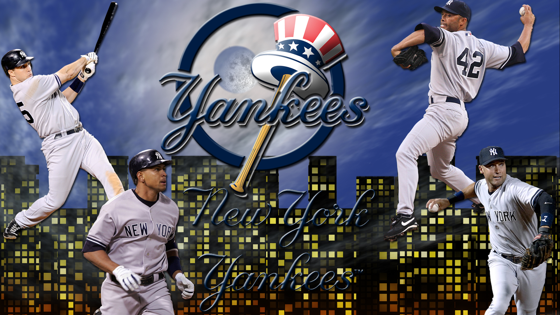 New York Yankees Backgrounds - Wallpaper Cave