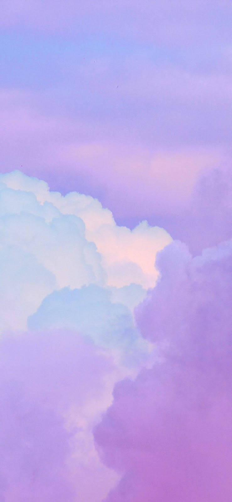 Download Aesthetic Purple Sky For iPhone Wallpaper