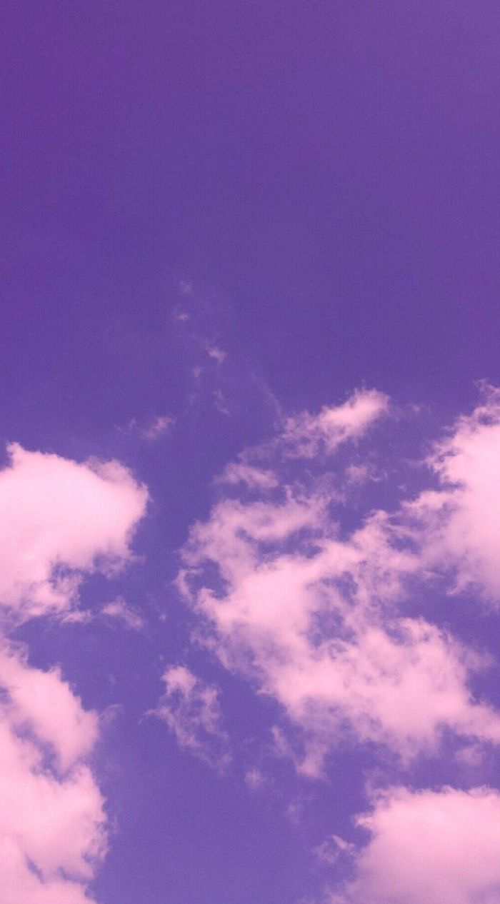Purple Sky With White Clouds Blue Aesthetic Background Purple Aesthetic. Dark Academia Aesthetic Wallpaper Iphone, Purple Aesthetic, Aesthetic Wallpaper