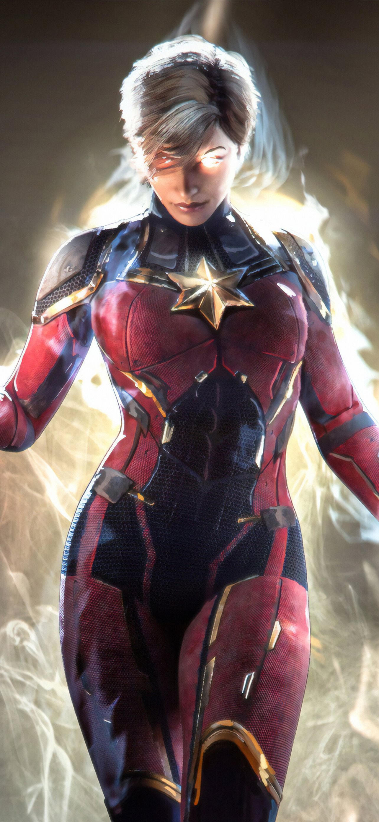 Captain Marvel 4K phone HD Image Backgroun. iPhone Wallpaper Free Download