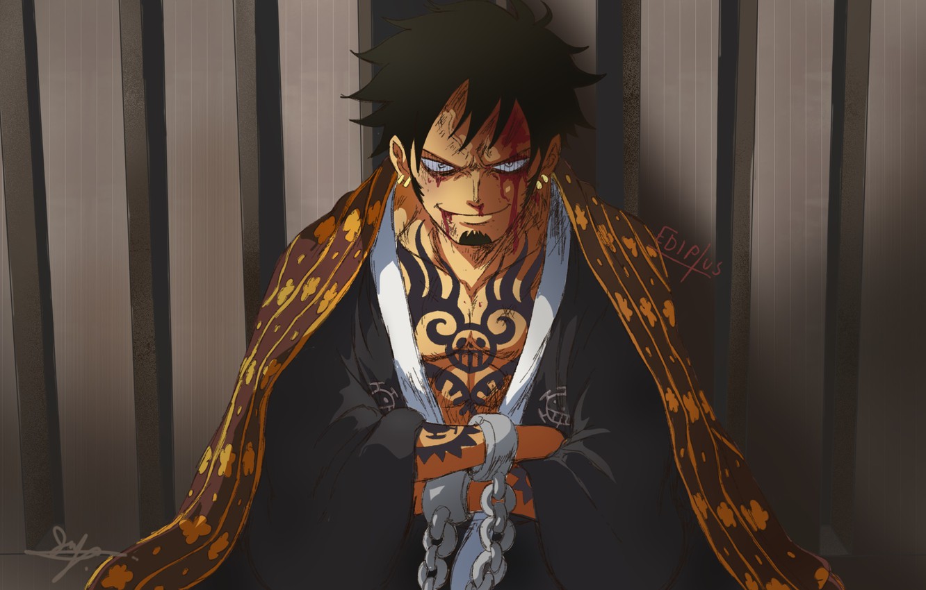Wallpaper wall, guy, One Piece, Trafalgar Law image for desktop, section сёнэн
