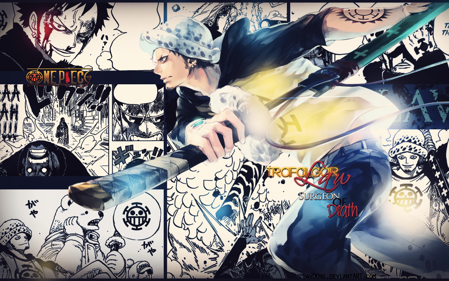 Trafalgar Law Desktop Wallpaper by deejssj on DeviantArt