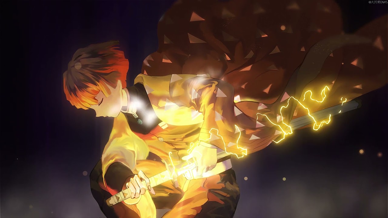 Zenitsu Agatsuma 4k Live Wallpaper. Demon Slayer. Anime Live Wallpaper