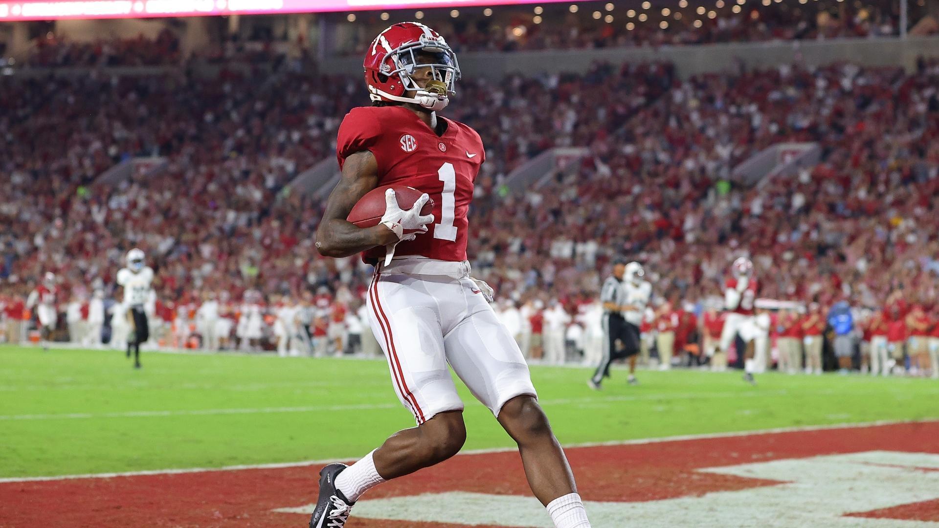 Alabama Football Jameson Williams ranked No 3 WR in the NFL draft