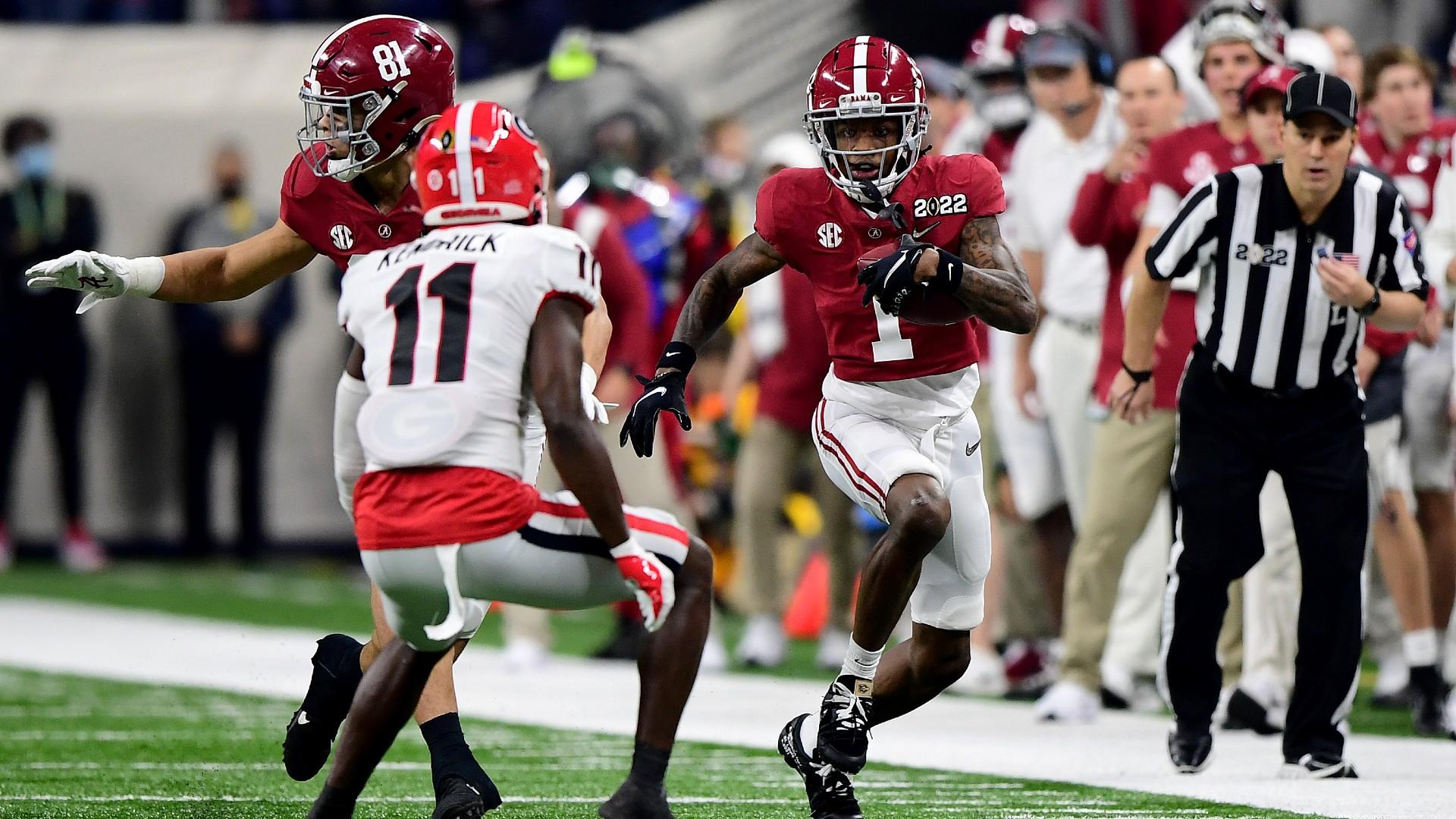 Jameson Williams injury update: Alabama WR suffered torn ACL in national title game against Georgia