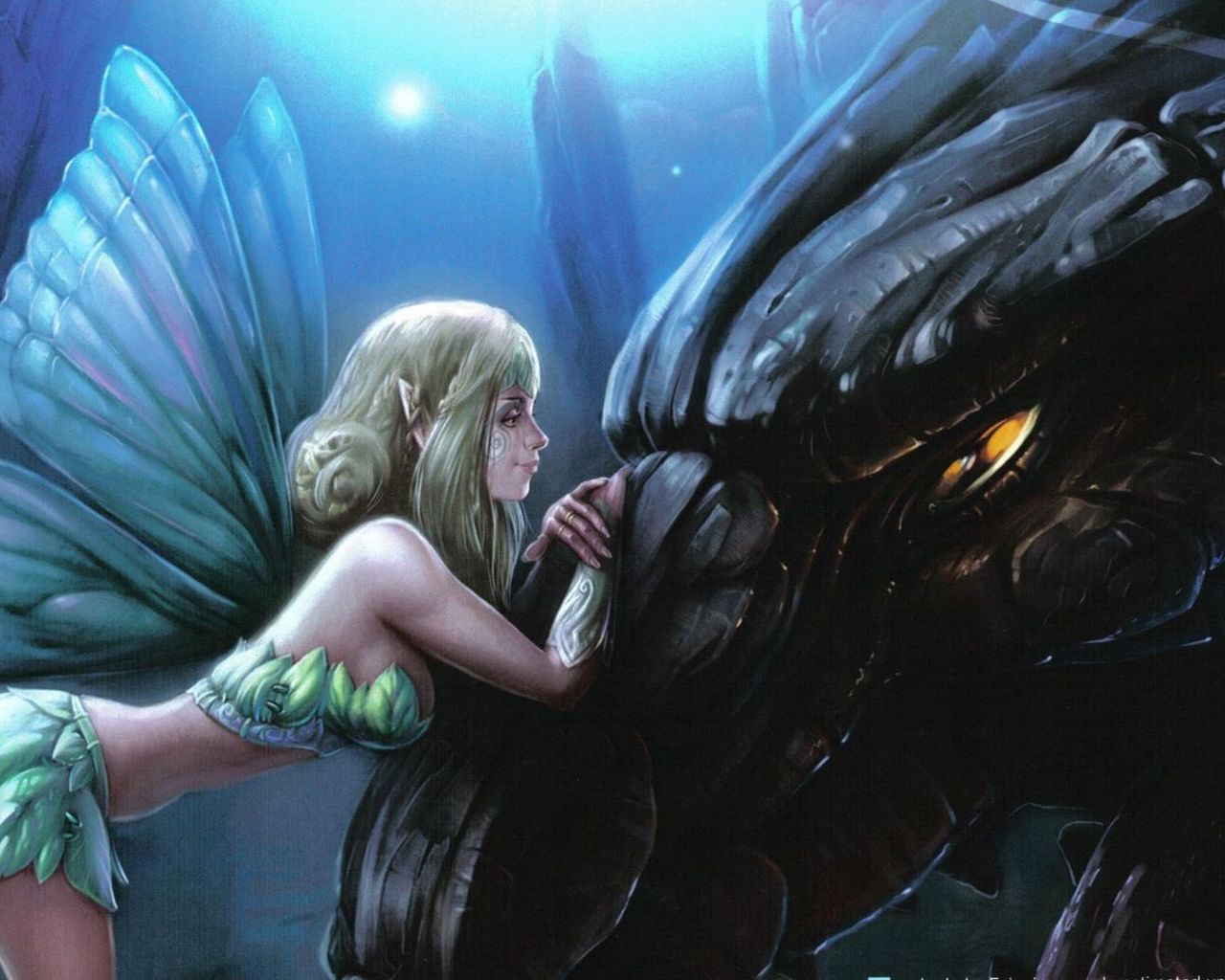 Friendly Dragon Wallpaper