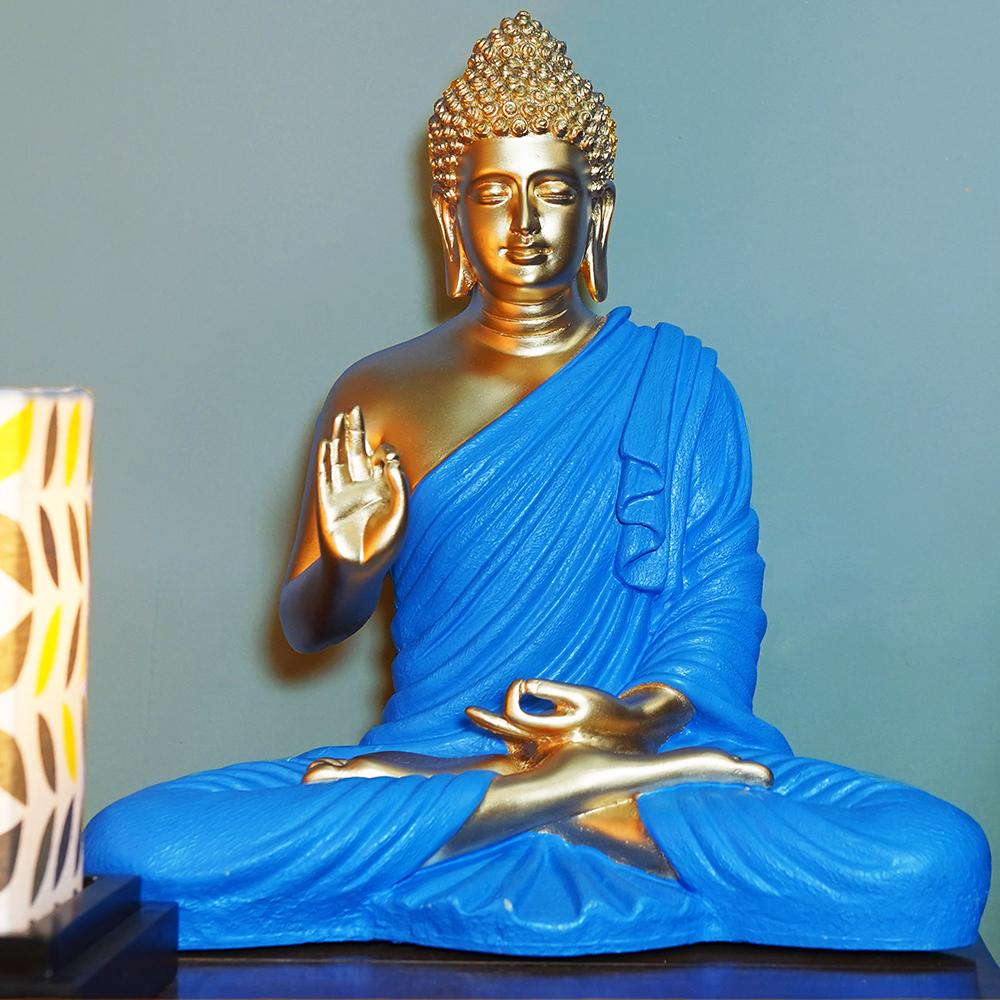 Meditating Buddha Idol & Table Accent