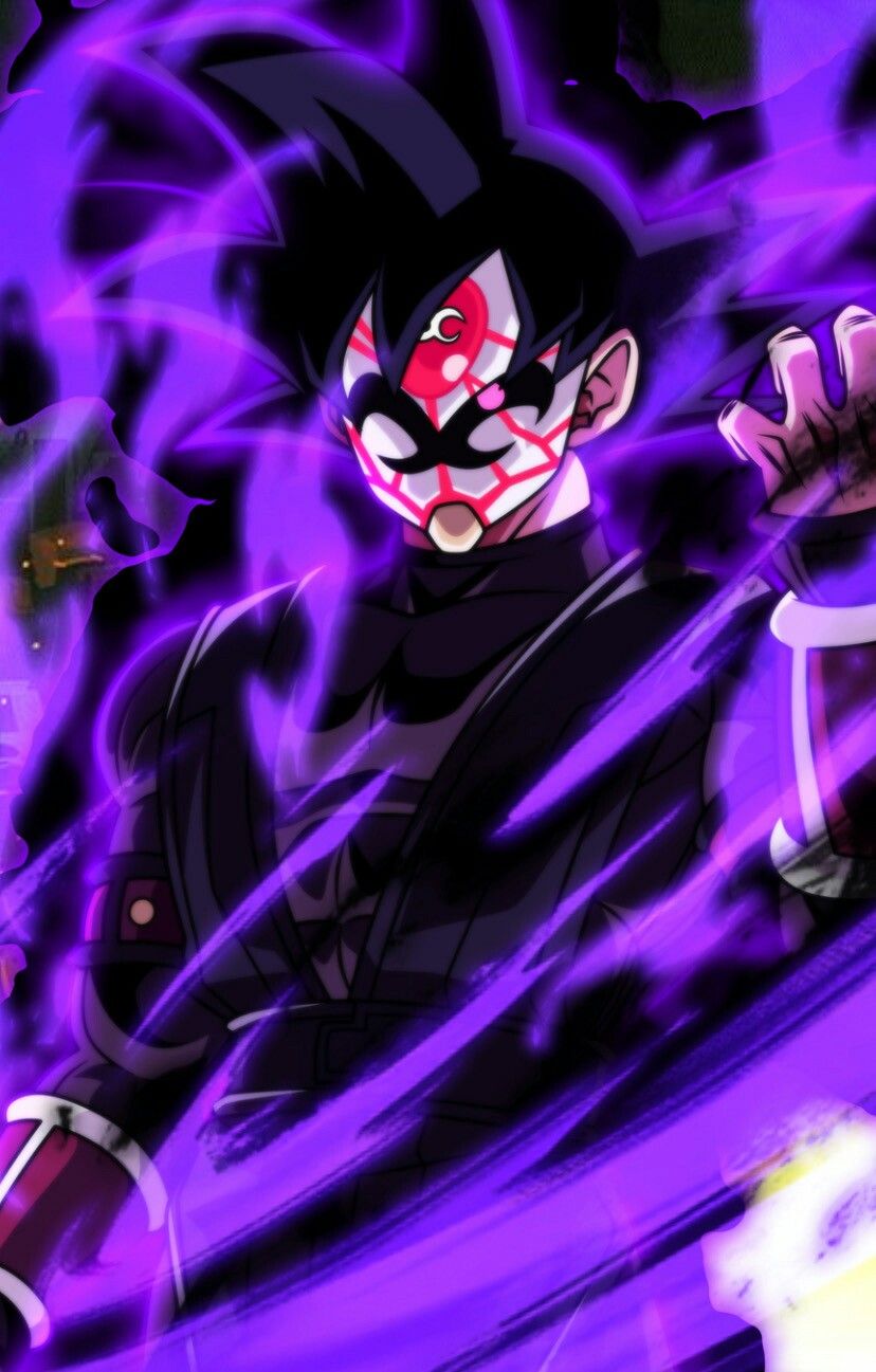 Goku Black Crimson Masked Saiyan Wallpaper. Anime dragon ball goku, Goku black, Dragon ball art goku